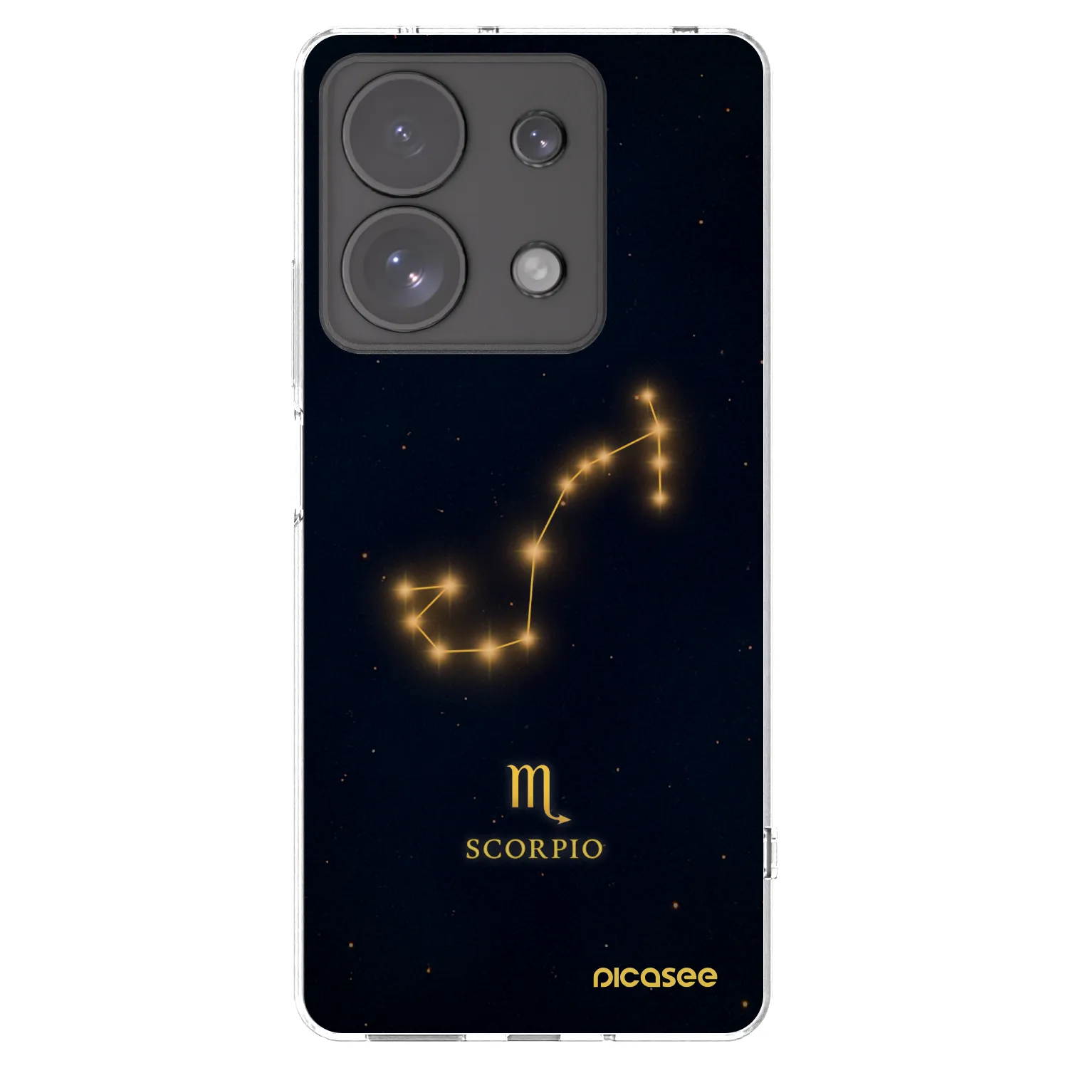 Picasee silikonska prozirna maskica za Xiaomi Redmi Note 13 Pro 4G - SCORPIO