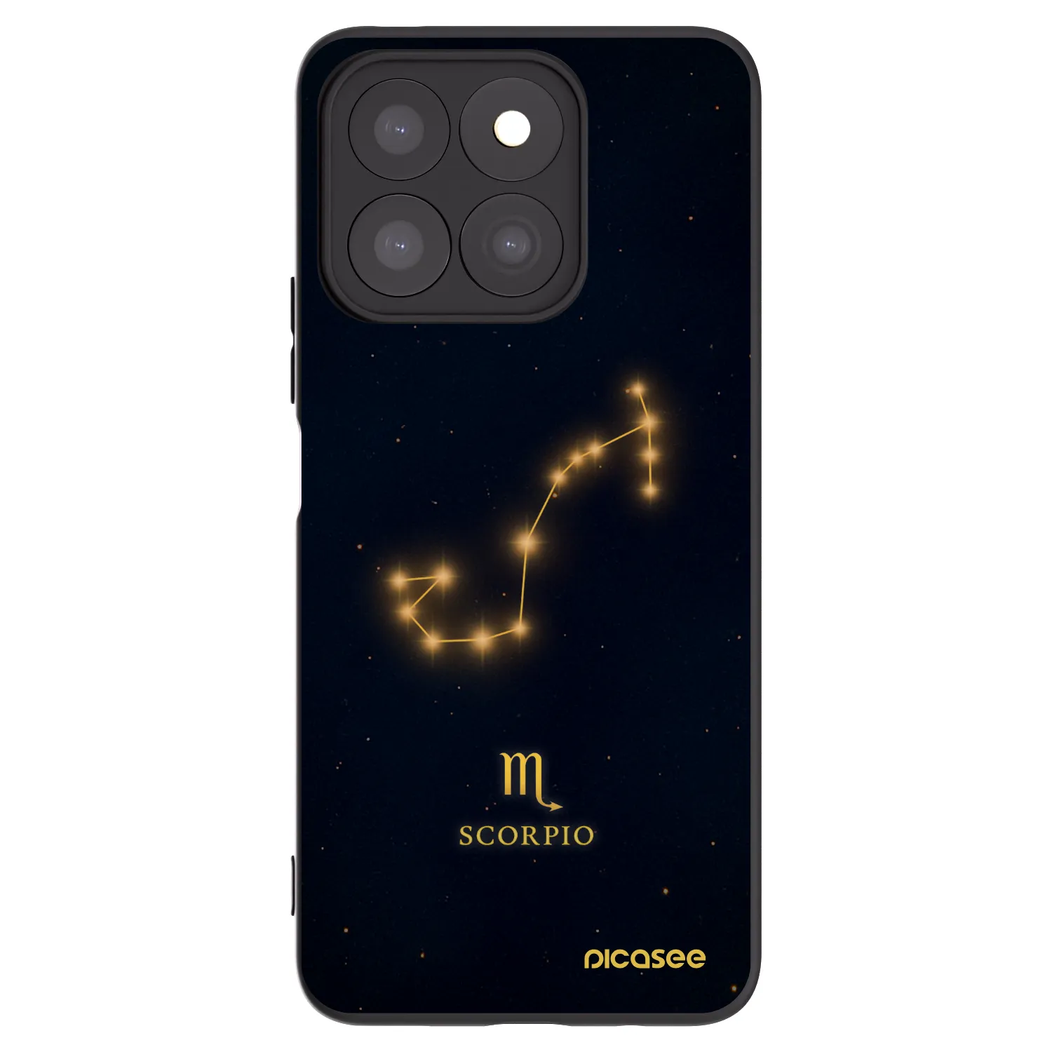 Picasee crna silikonska maskica za Honor X8b - SCORPIO