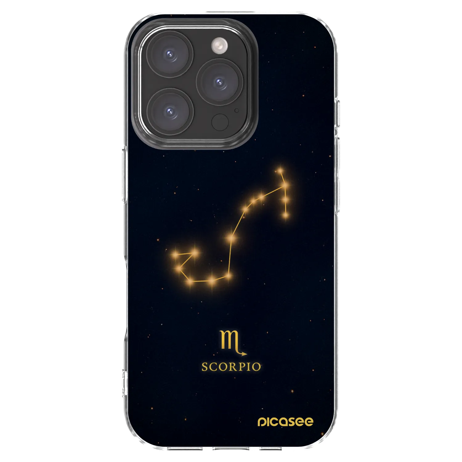 Picasee silikonska prozirna maskica za Apple iPhone 16 Pro - SCORPIO