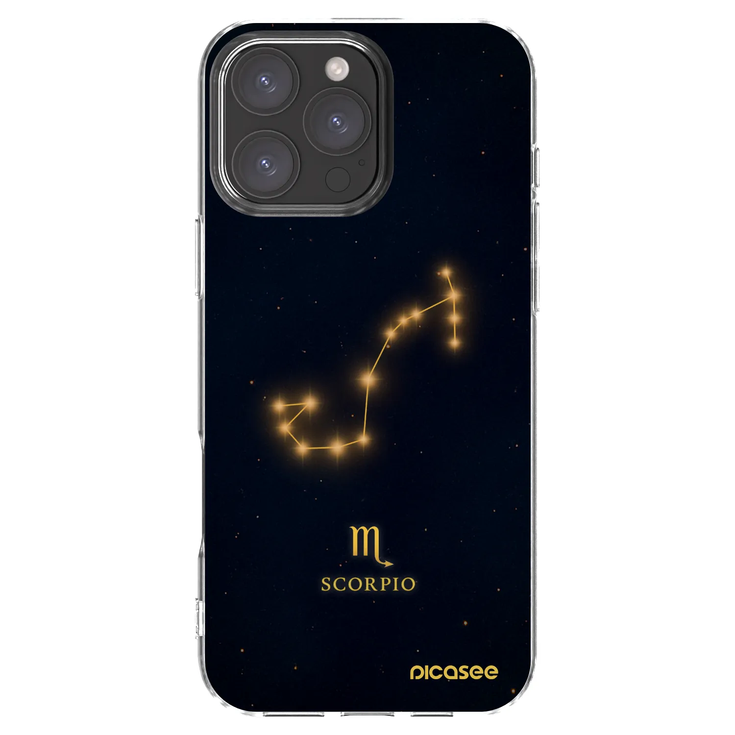 Picasee silikonska prozirna maskica za Apple iPhone 16 Pro Max - SCORPIO