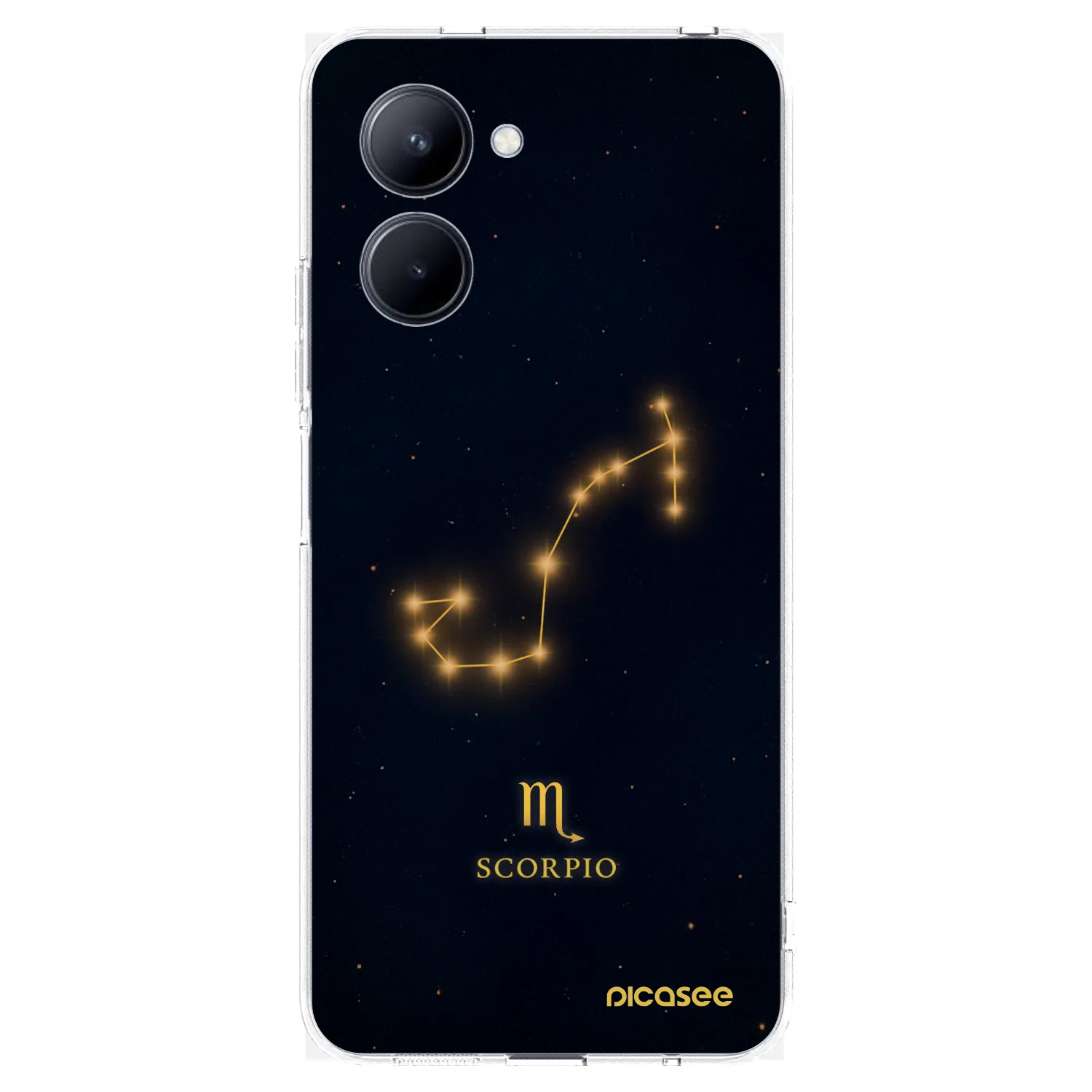 Picasee silikonska prozirna maskica za Realme C33 (2023) - SCORPIO