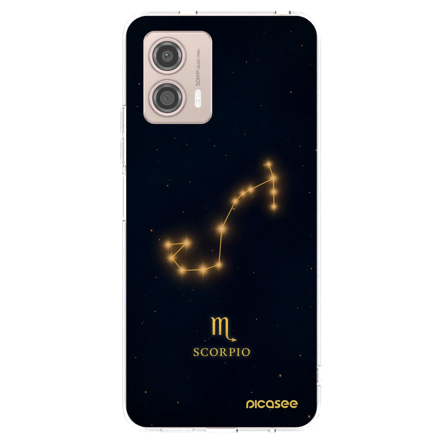 Picasee silikonska prozirna maskica za Motorola Moto G53 5G - SCORPIO