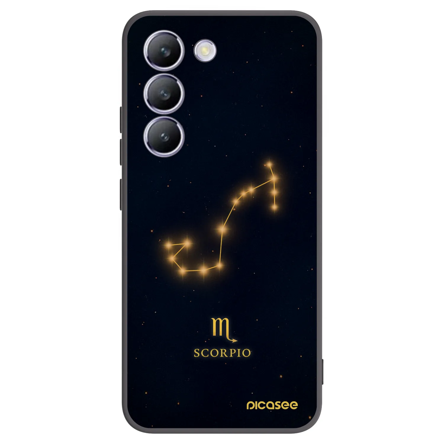 Picasee crna silikonska maskica za Vivo V40 SE 5G - SCORPIO