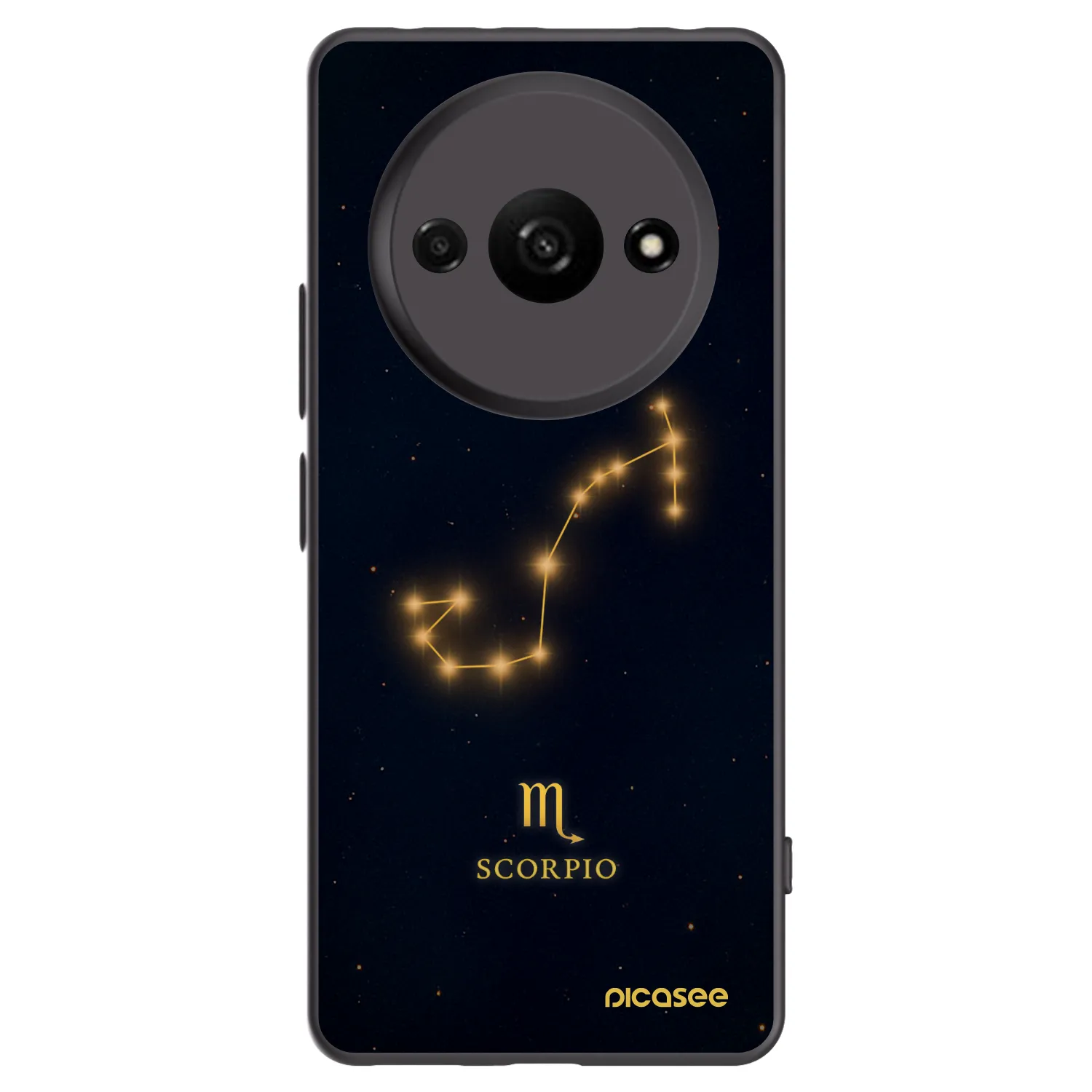 Picasee crna silikonska maskica za Xiaomi Redmi A3 - SCORPIO