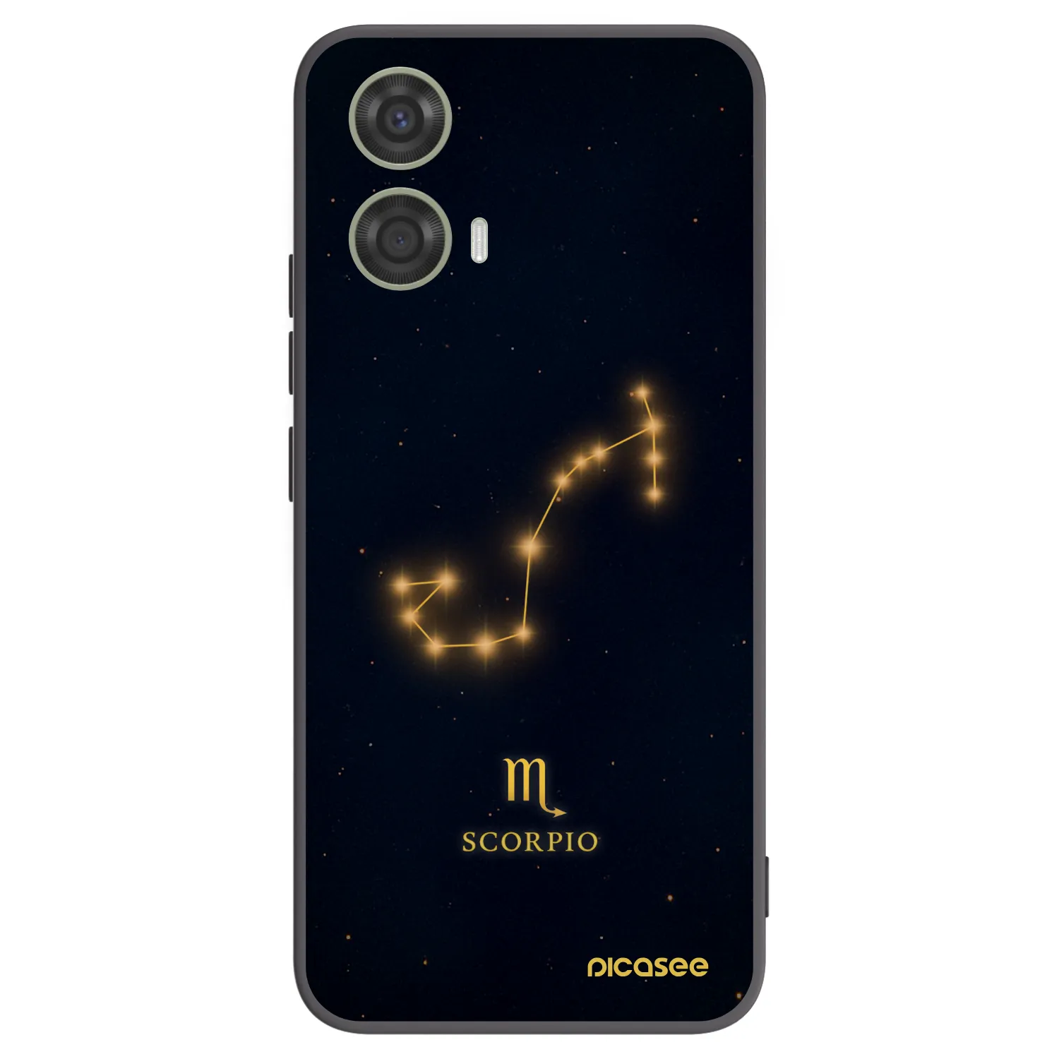 Picasee crna silikonska maskica za Motorola Moto G24 - SCORPIO