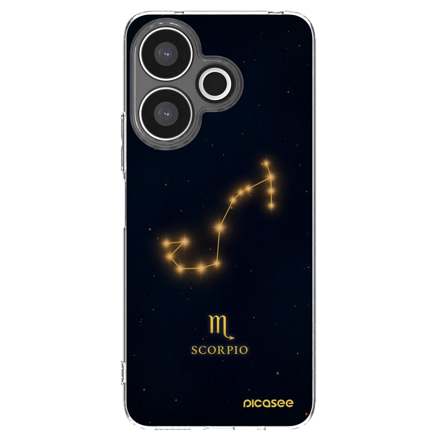 Picasee silikonska prozirna maskica za Xiaomi Redmi 13 4G - SCORPIO