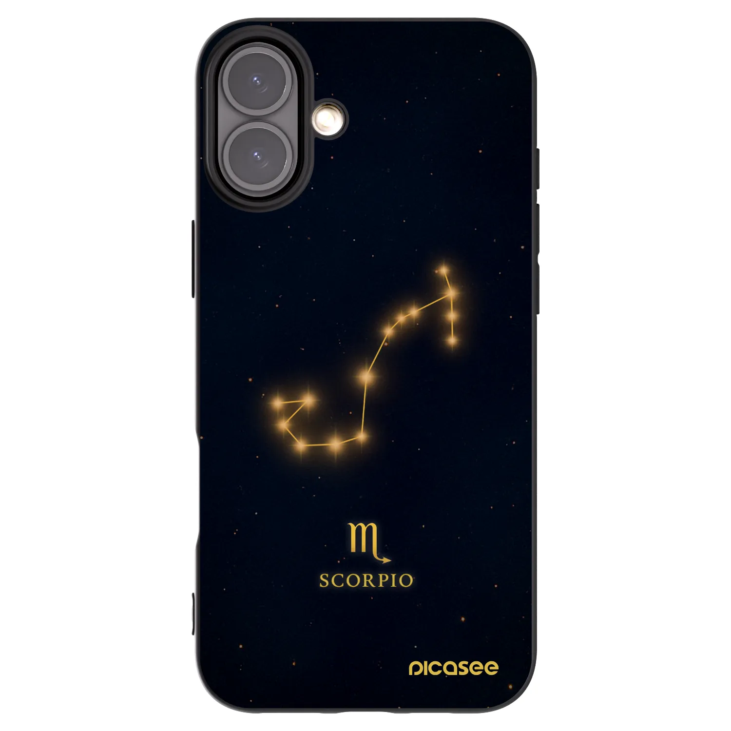 Picasee crna silikonska maskica za Apple iPhone 16 Plus - SCORPIO