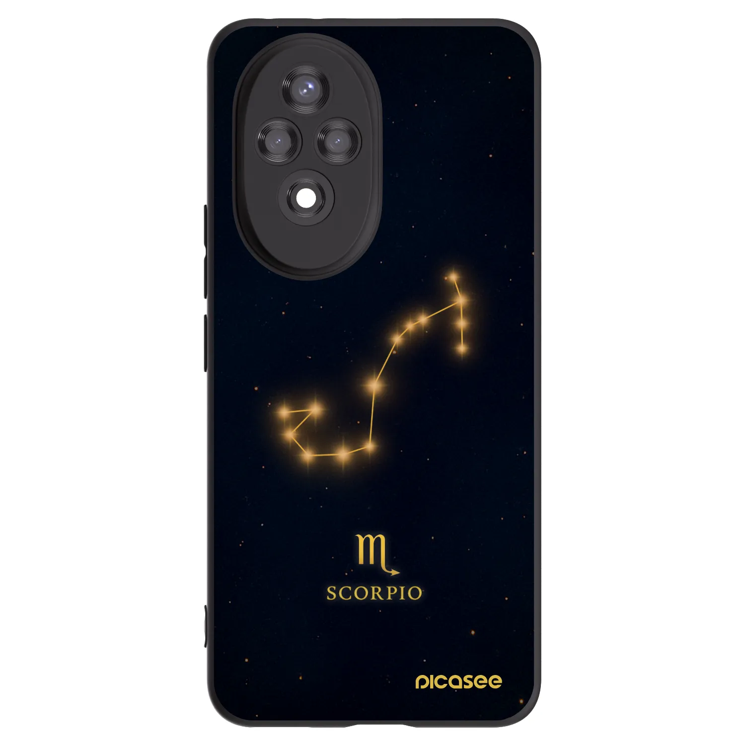 Picasee crna silikonska maskica za Honor 200 Pro 5G - SCORPIO