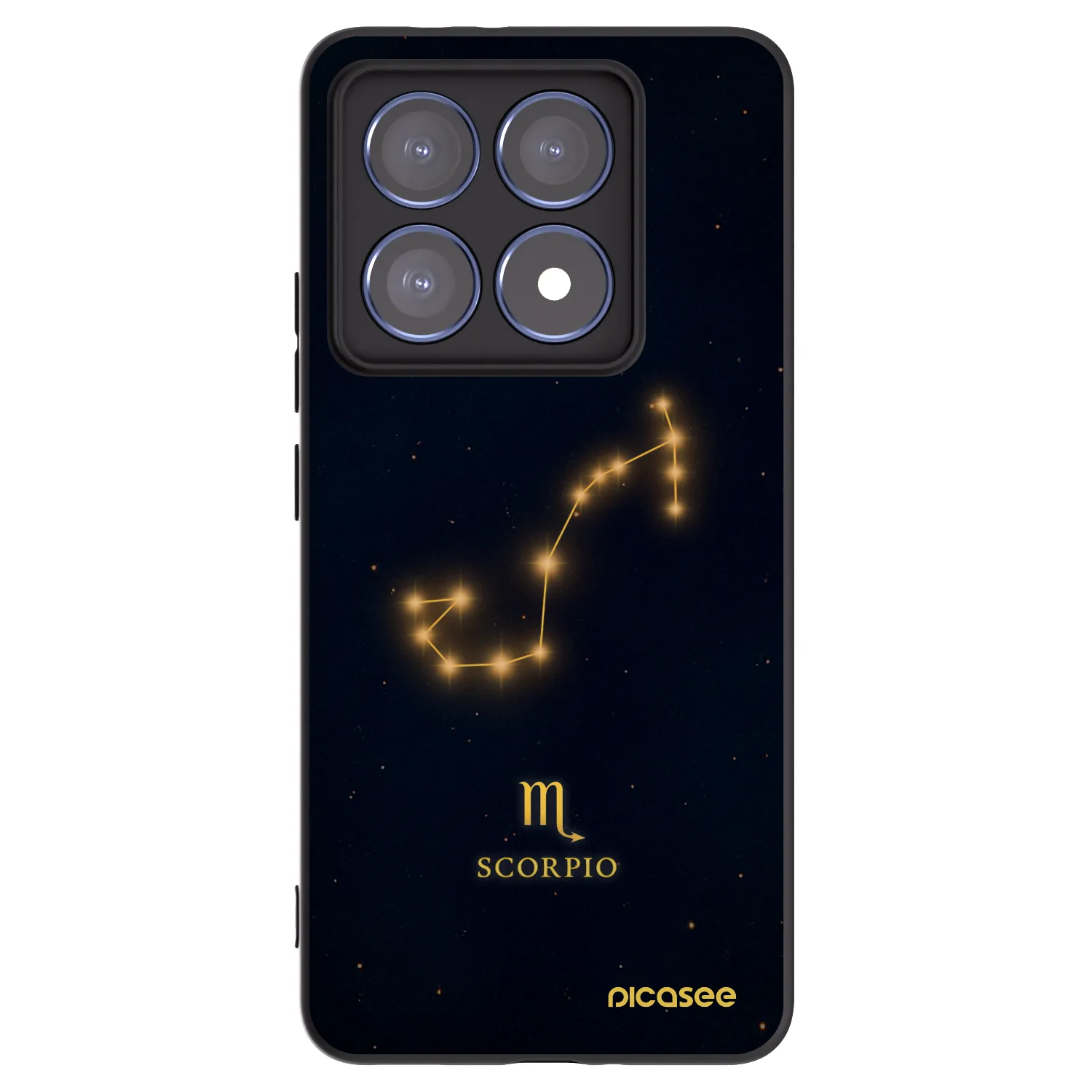 Picasee crna silikonska maskica za Xiaomi 14T Pro - SCORPIO