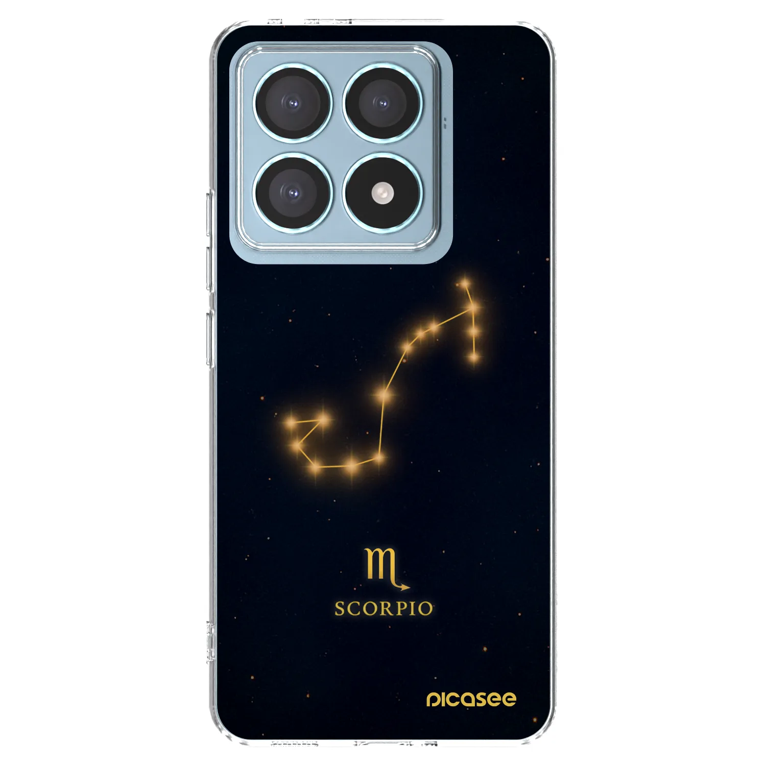 Picasee silikonska prozirna maskica za Xiaomi 14T Pro - SCORPIO