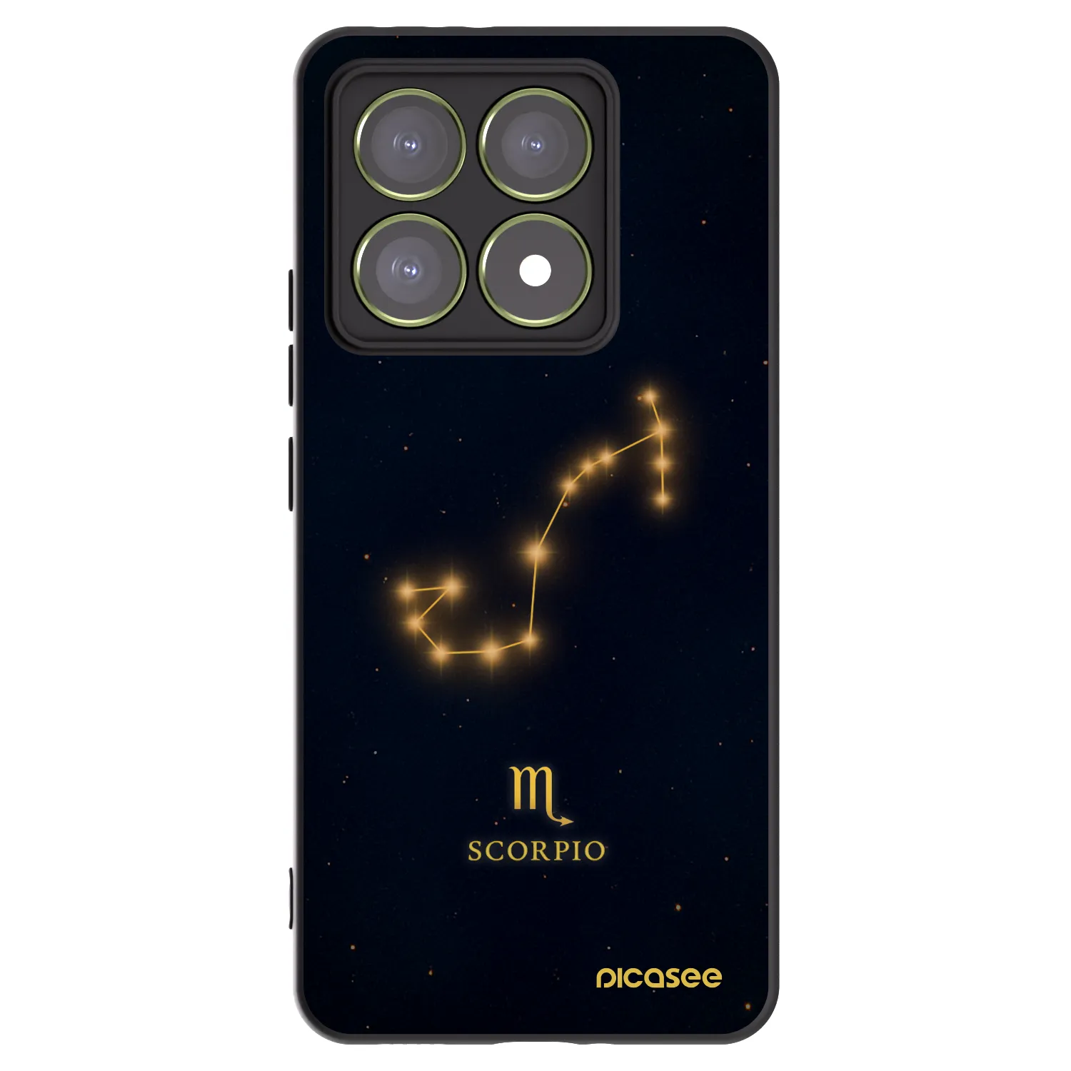 Picasee crna silikonska maskica za Xiaomi 14T - SCORPIO