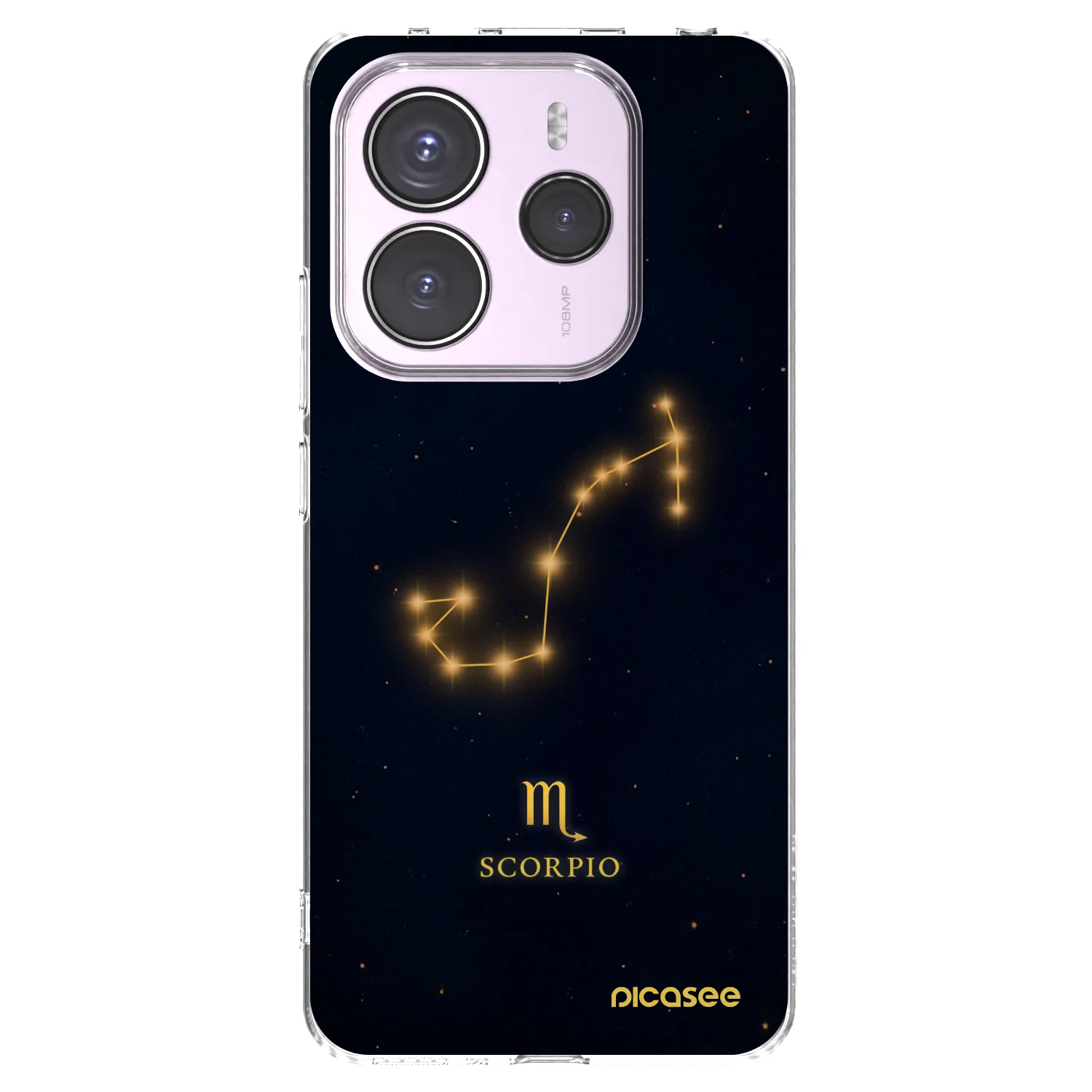 Picasee silikonska prozirna maskica za Xiaomi Redmi Note 14 5G - SCORPIO