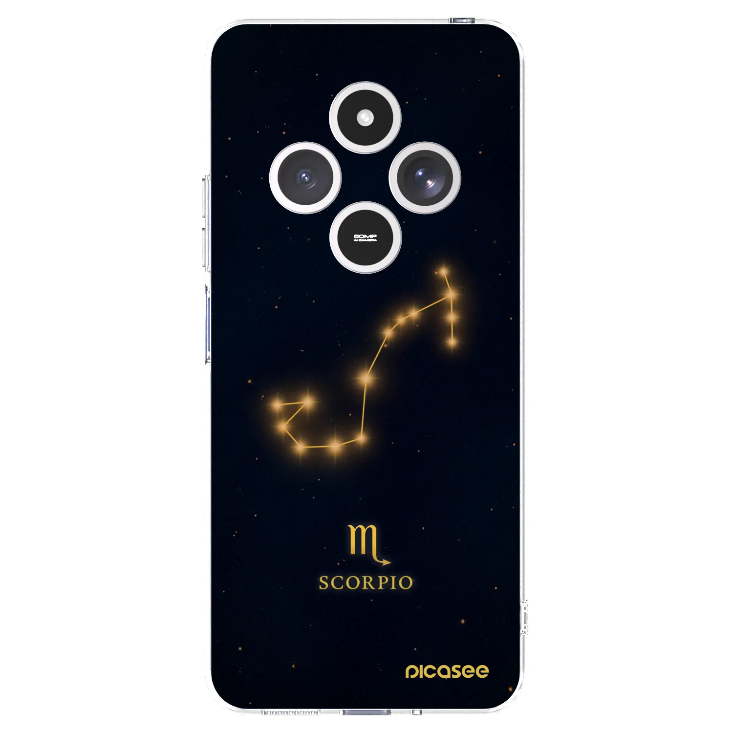 Picasee silikonska prozirna maskica za Xiaomi Redmi 14C - SCORPIO