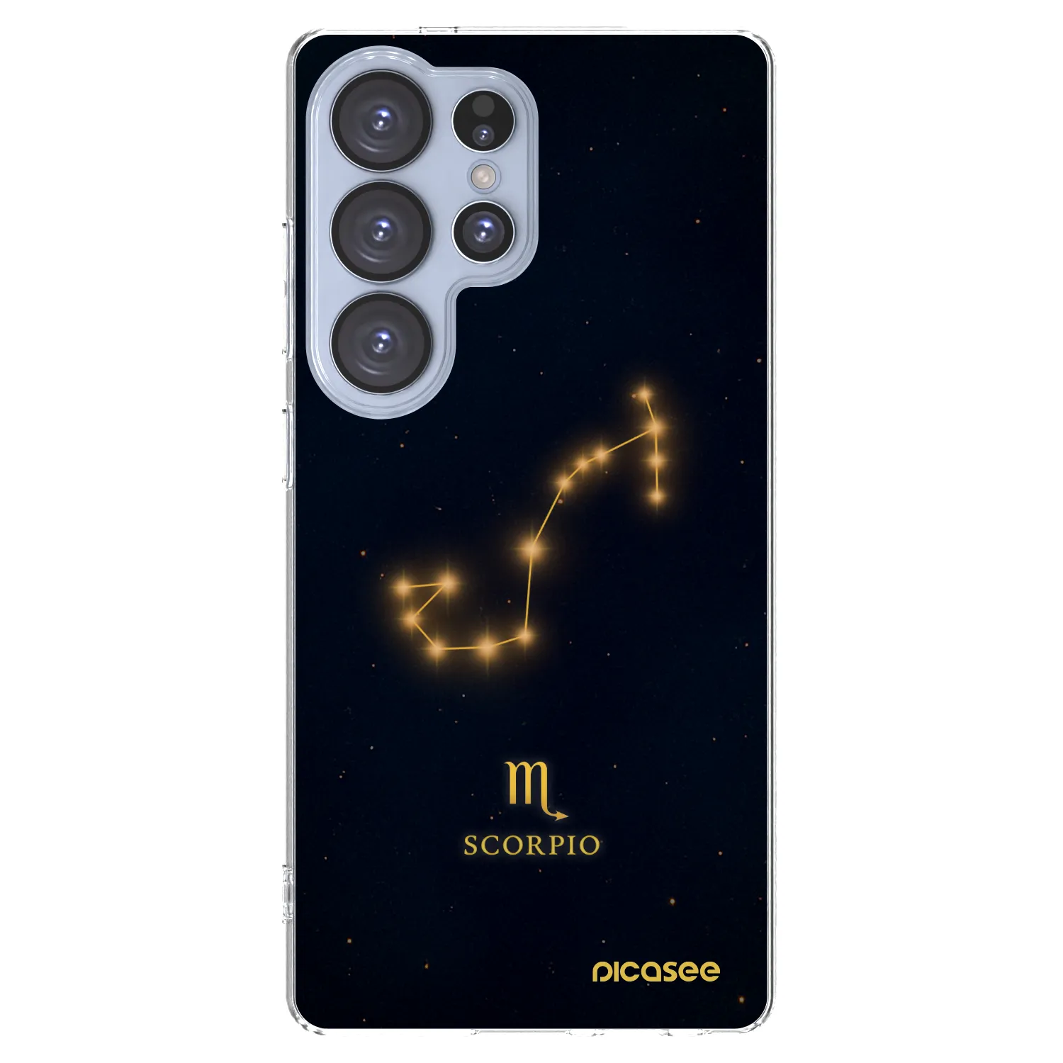 Picasee silikonska prozirna maskica za Samsung Galaxy S25 Ultra 5G - SCORPIO