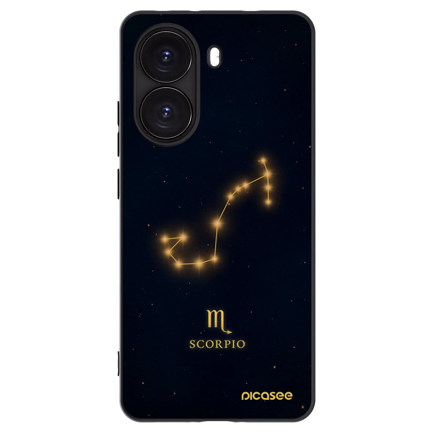 Picasee crna silikonska maskica za Xiaomi Poco X7 Pro 5G - SCORPIO