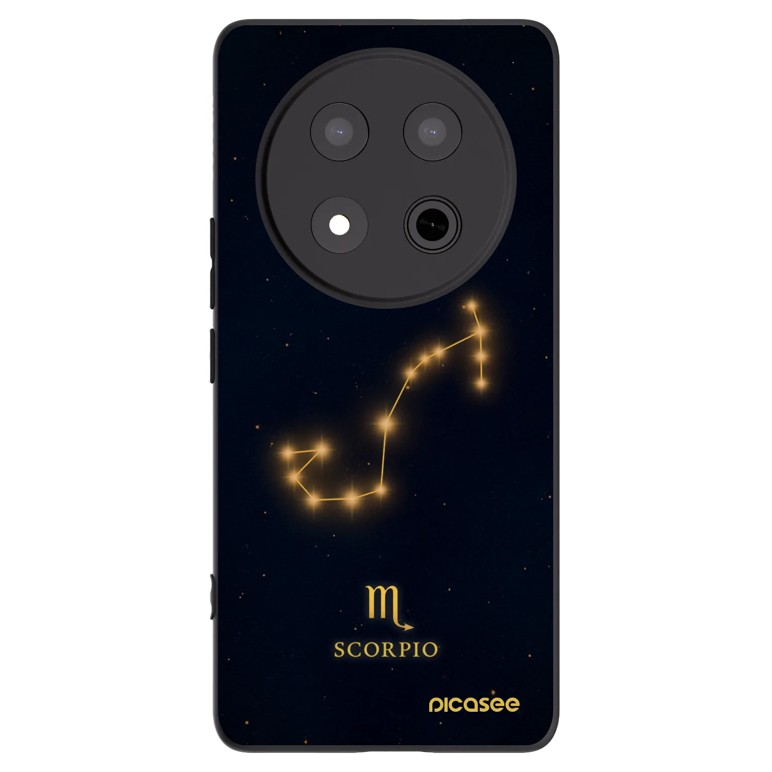 Picasee crna silikonska maskica za Honor Magic7 Lite 5G - SCORPIO