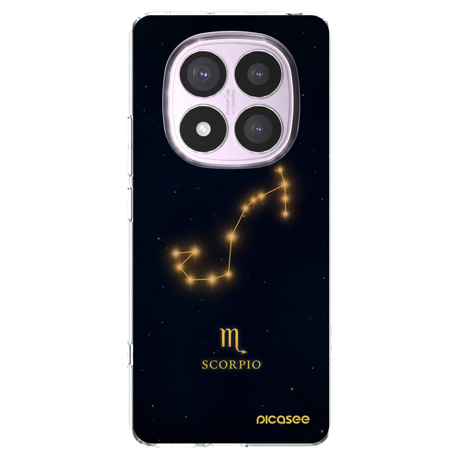 Picasee silikonska prozirna maskica za Xiaomi Redmi Note 14 Pro 4G - SCORPIO
