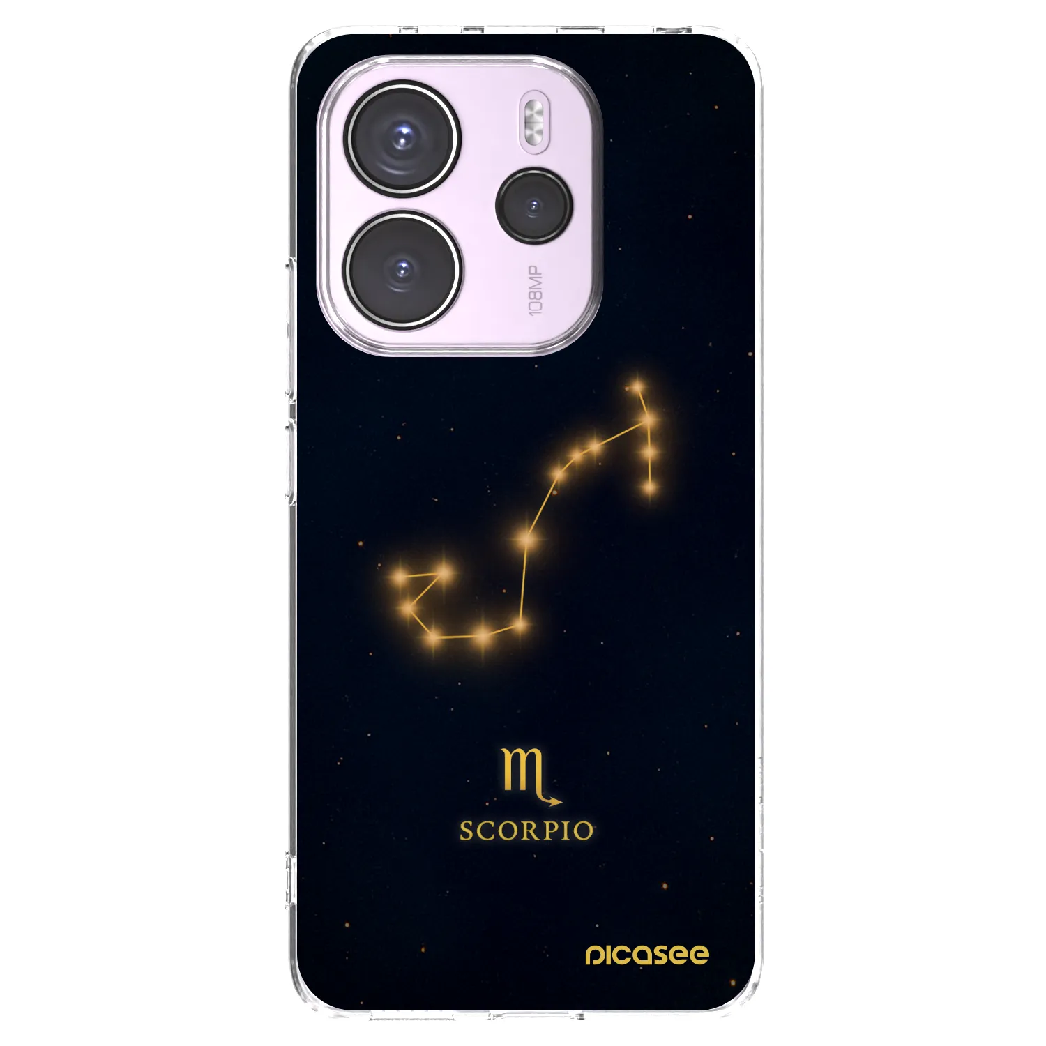 Picasee silikonska prozirna maskica za Xiaomi Redmi Note 14 4G - SCORPIO