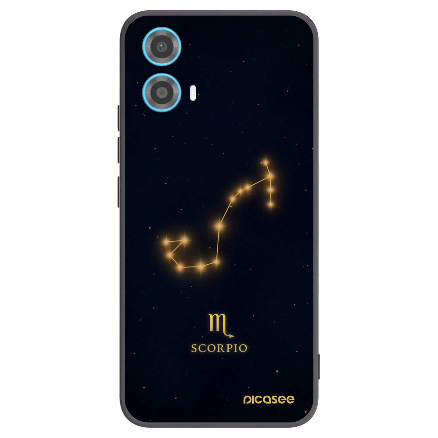 Picasee crna silikonska maskica za Motorola Moto G34 5G - SCORPIO