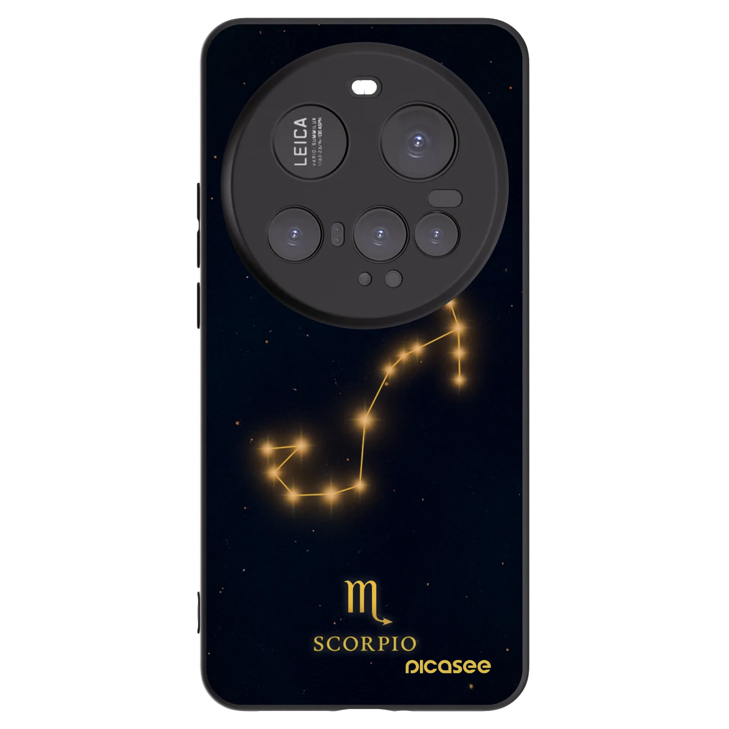 Picasee crna silikonska maskica za Xiaomi 15 Ultra - SCORPIO