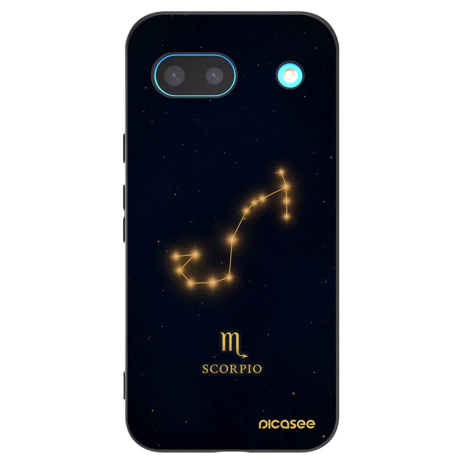 Picasee crna silikonska maskica za Google Pixel 8a - SCORPIO