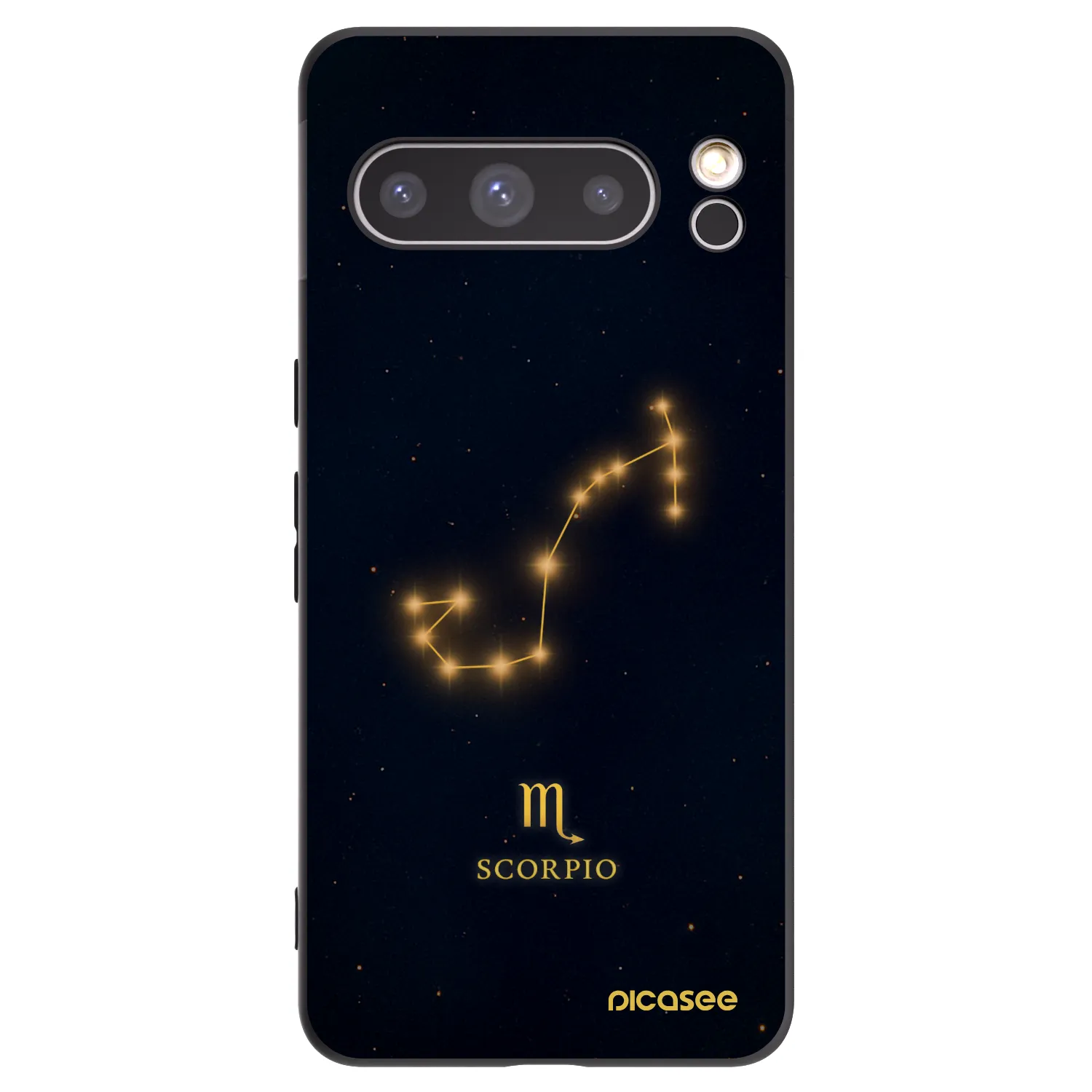 Picasee crna silikonska maskica za Google Pixel 8 Pro - SCORPIO