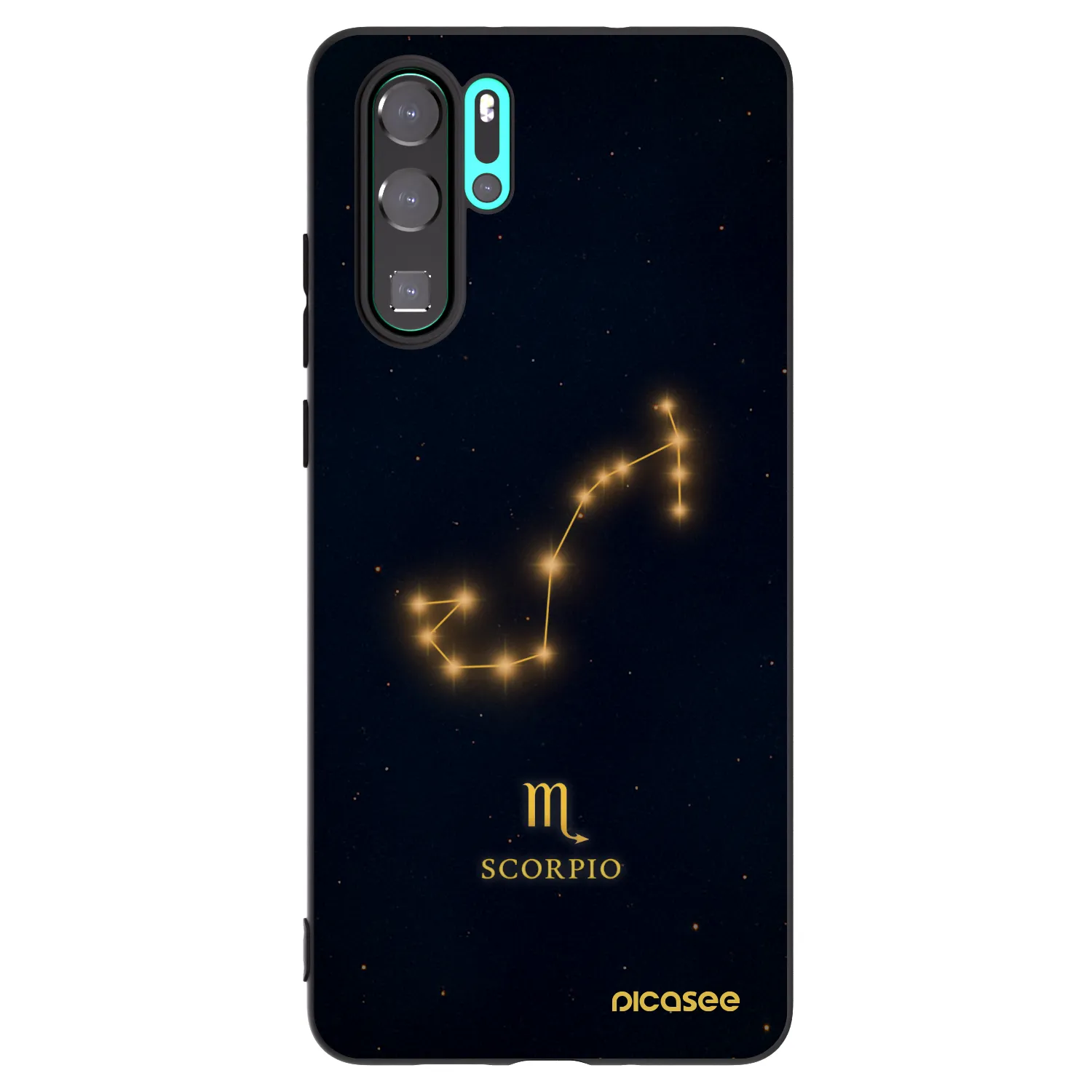 Picasee crna silikonska maskica za Huawei P30 Pro - SCORPIO