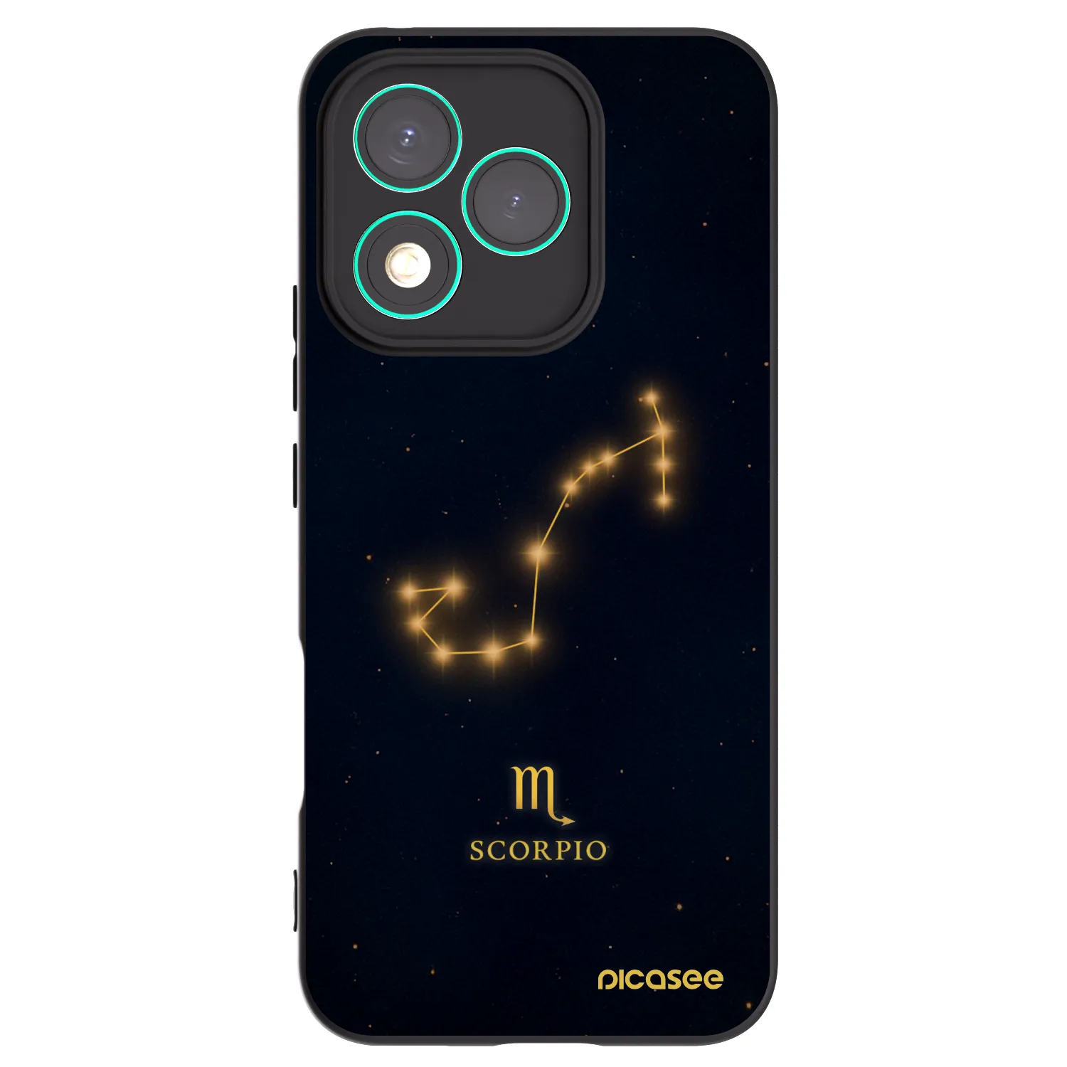 Picasee crna silikonska maskica za Honor 400 Lite 5G - SCORPIO