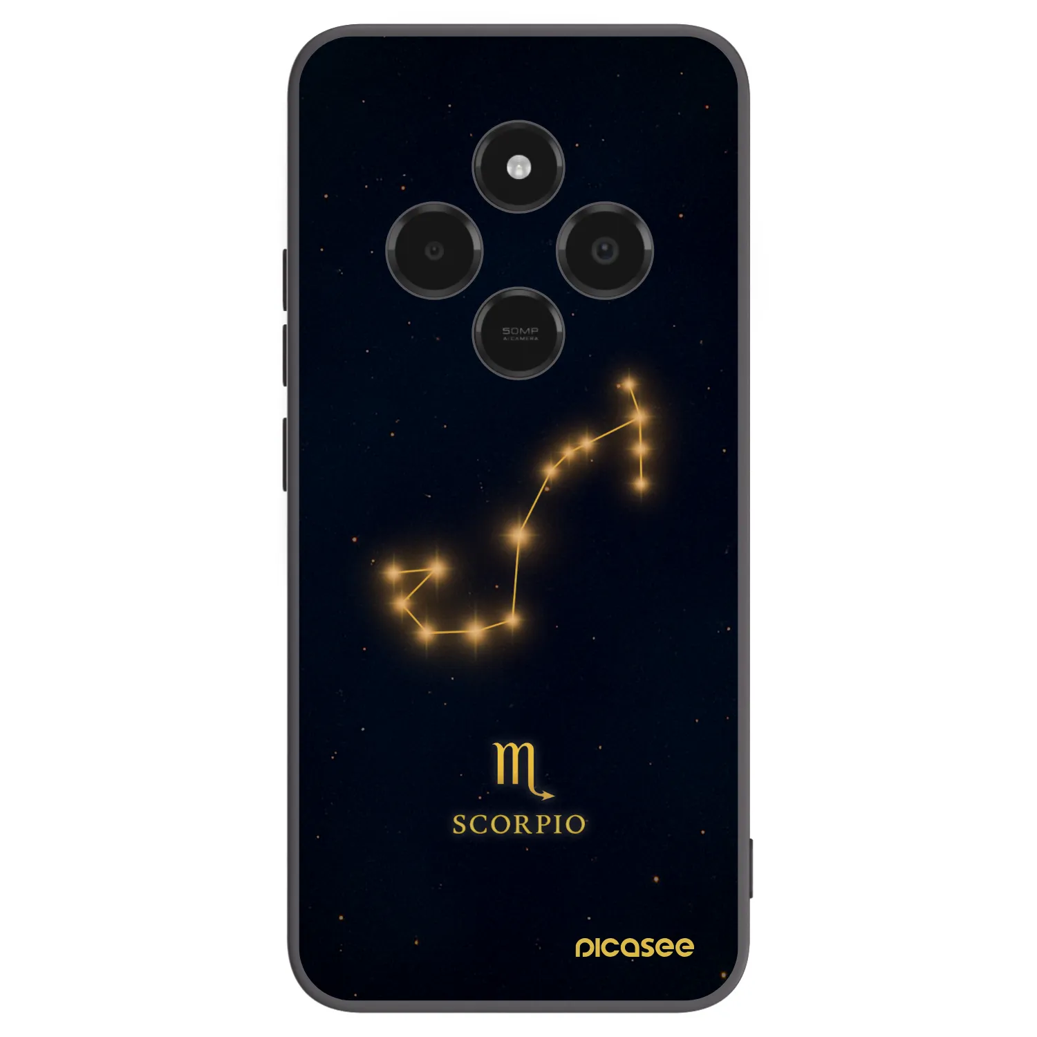 Picasee crna silikonska maskica za Xiaomi Poco C75 - SCORPIO