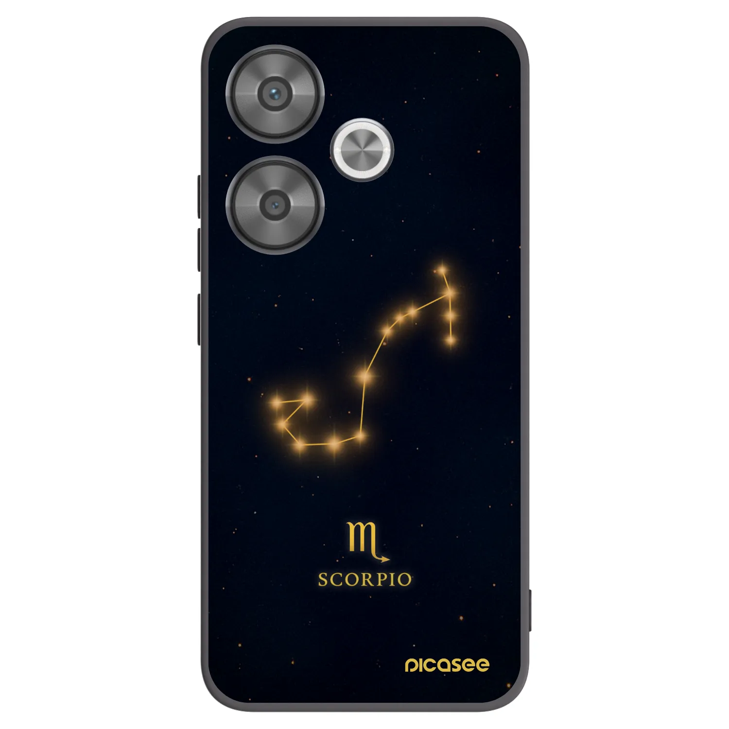 Picasee crna silikonska maskica za Xiaomi Poco F6 - SCORPIO