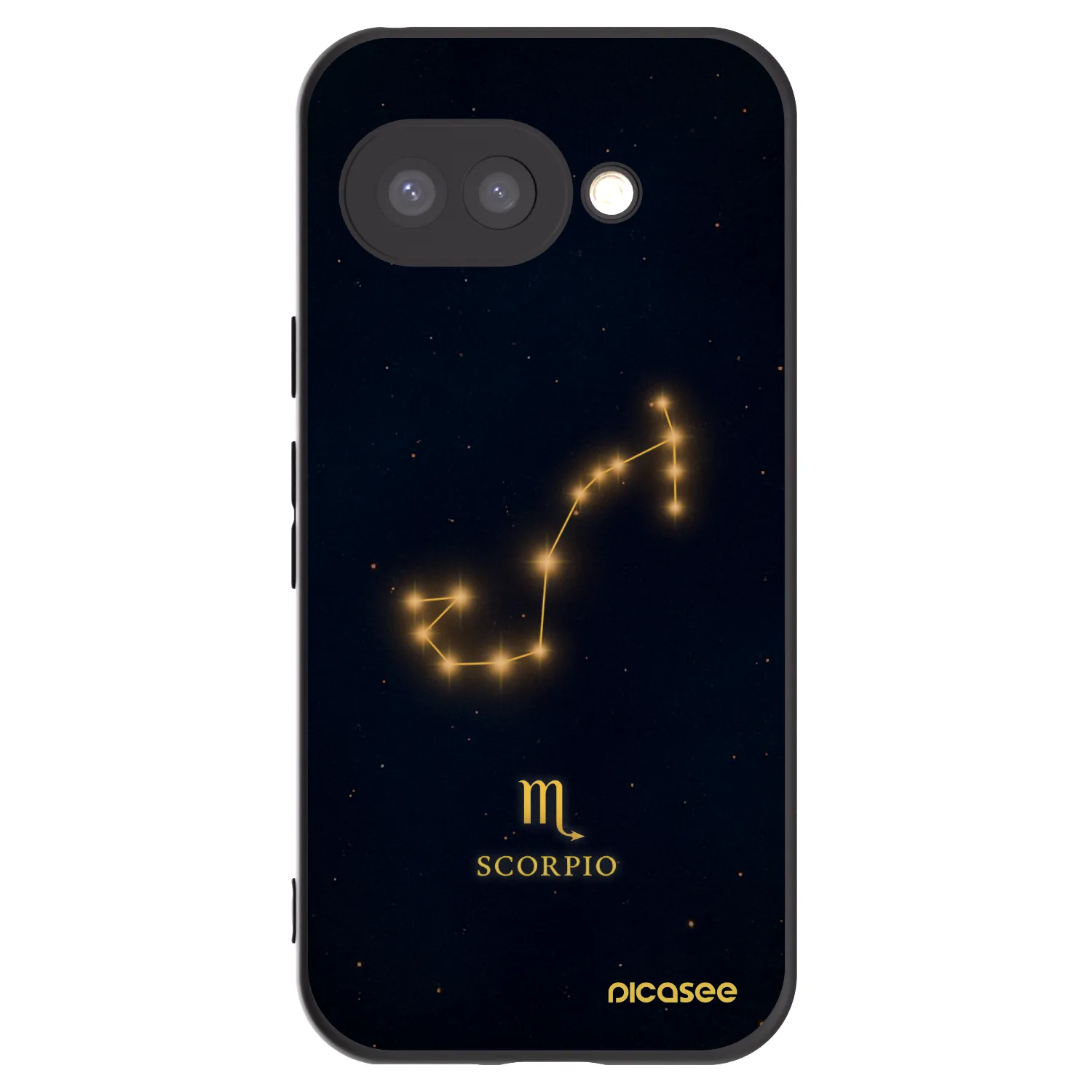 Picasee crna silikonska maskica za Google Pixel 9a - SCORPIO