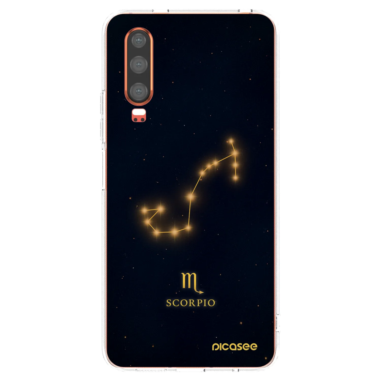 Picasee silikonska prozirna maskica za Huawei P30 - SCORPIO