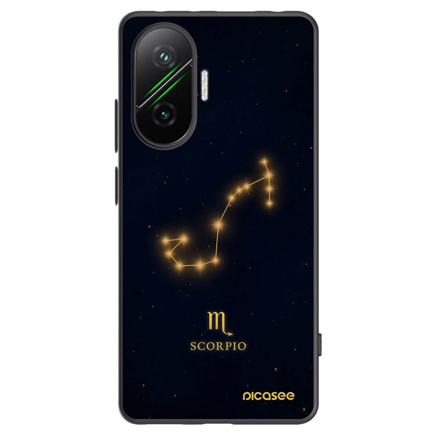 Picasee crna silikonska maskica za Xiaomi Poco F7 5G - SCORPIO