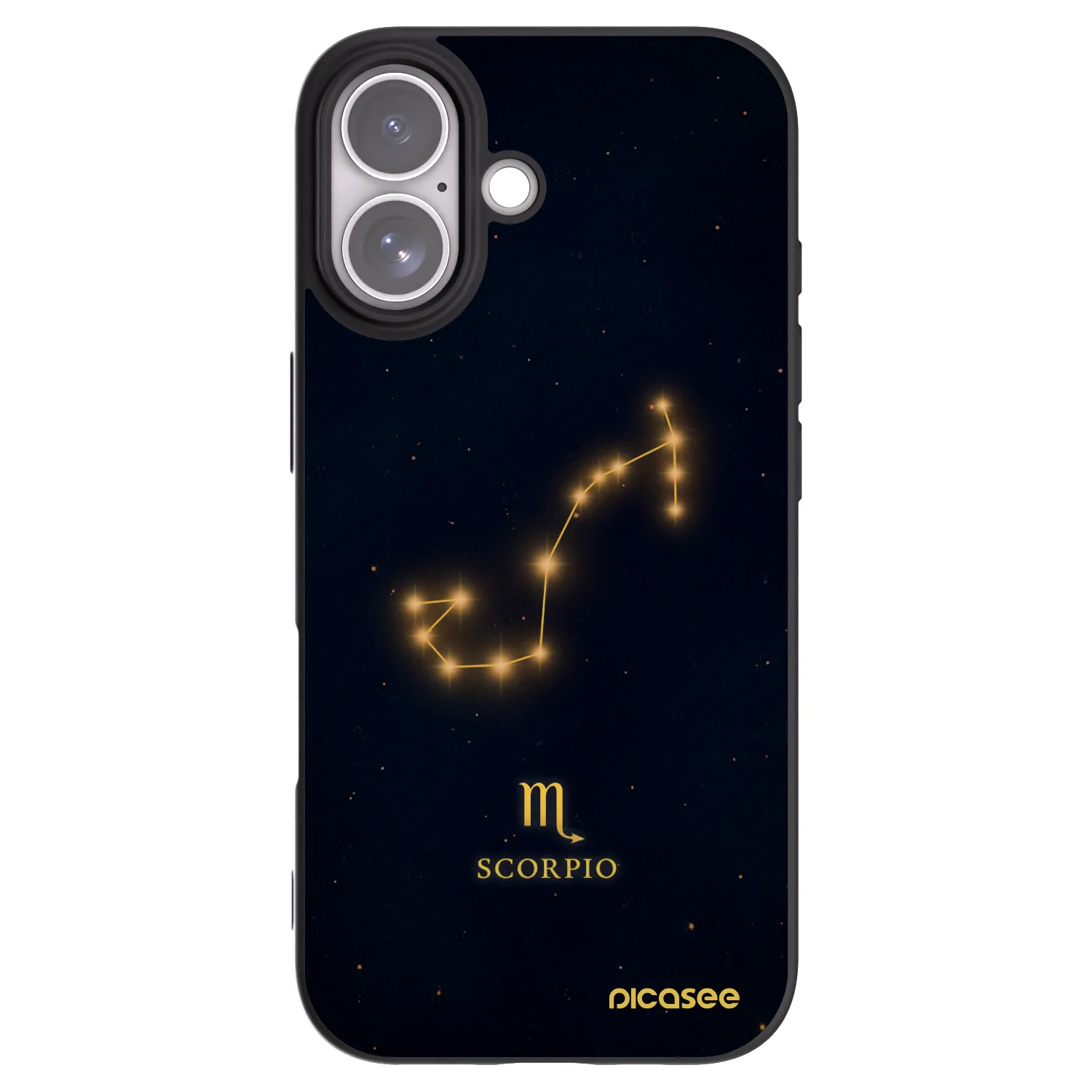 Picasee crna silikonska maskica za Apple iPhone 17 - SCORPIO