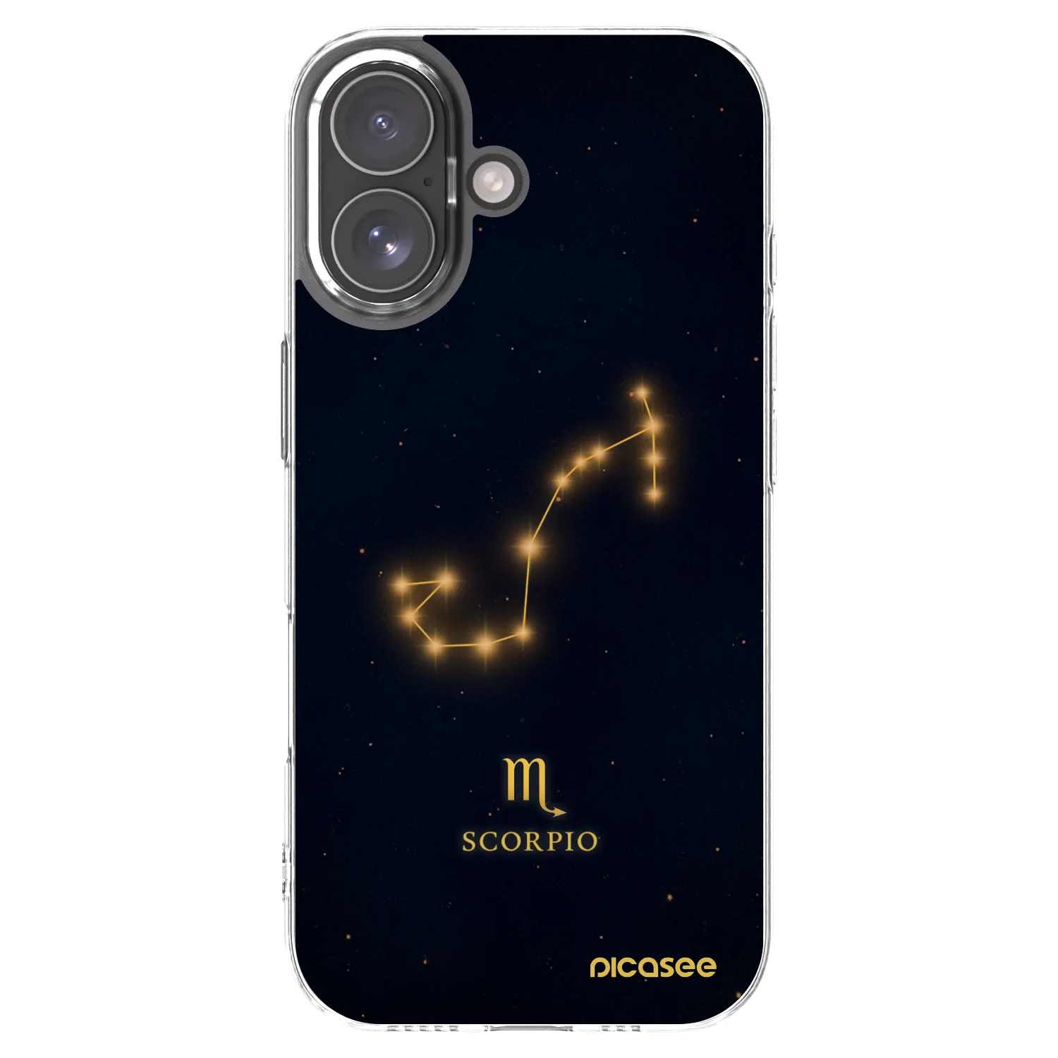 Picasee silikonska prozirna maskica za Apple iPhone 17 - SCORPIO