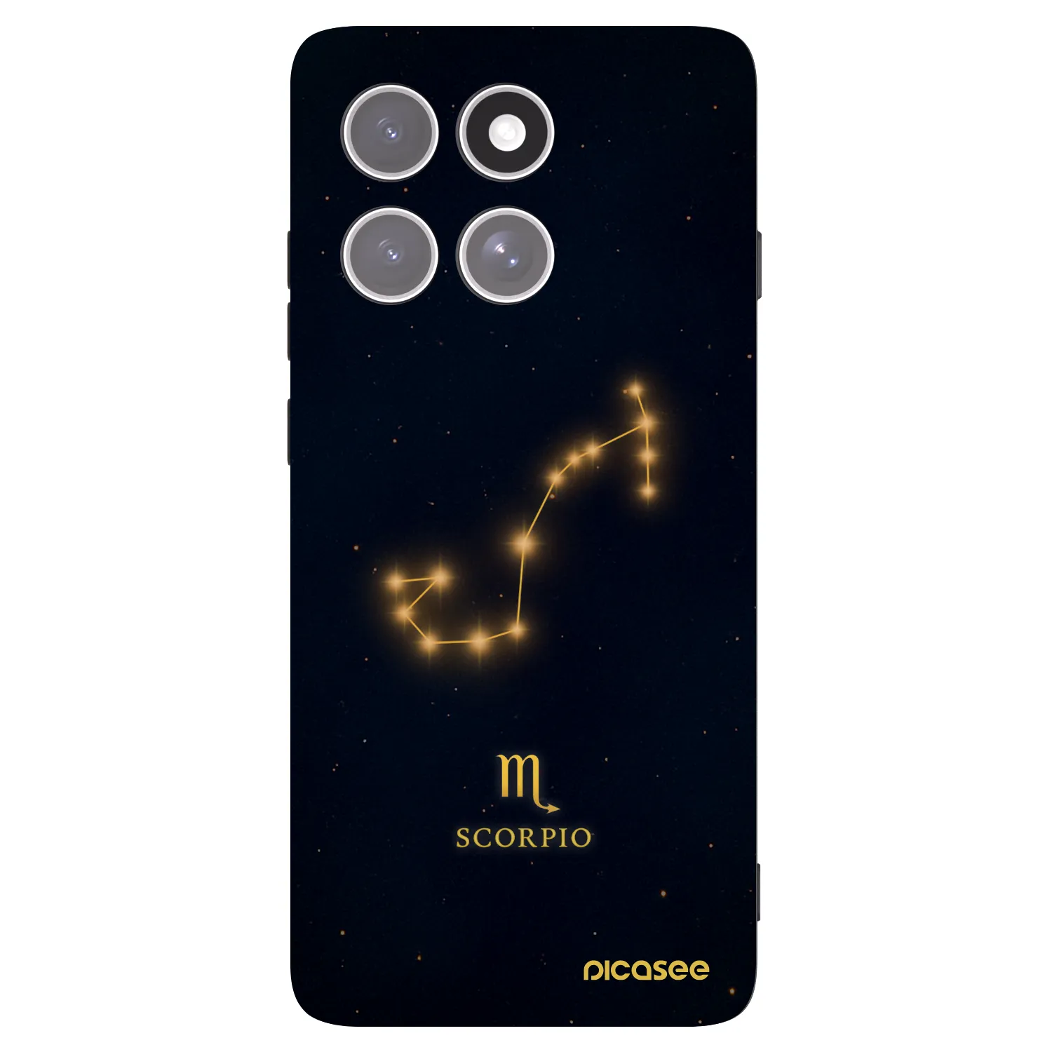 Picasee crna silikonska maskica za Motorola Edge 60 Pro - SCORPIO