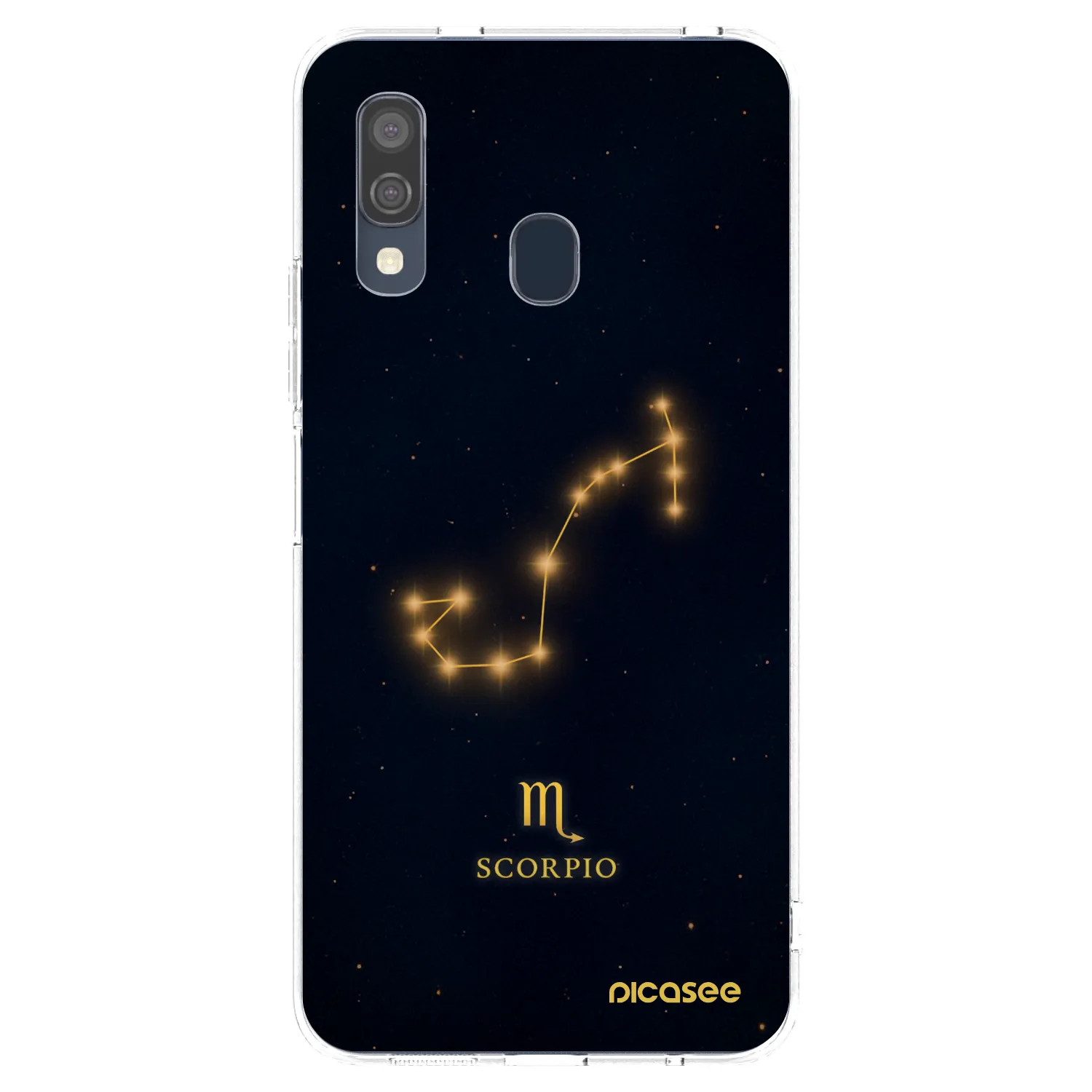 Picasee silikonska prozirna maskica za Samsung Galaxy A40 A405F - SCORPIO