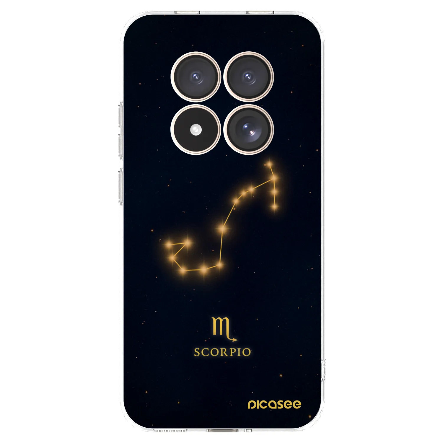 Picasee silikonska prozirna maskica za Xiaomi Redmi Note 15 Pro 4G - SCORPIO