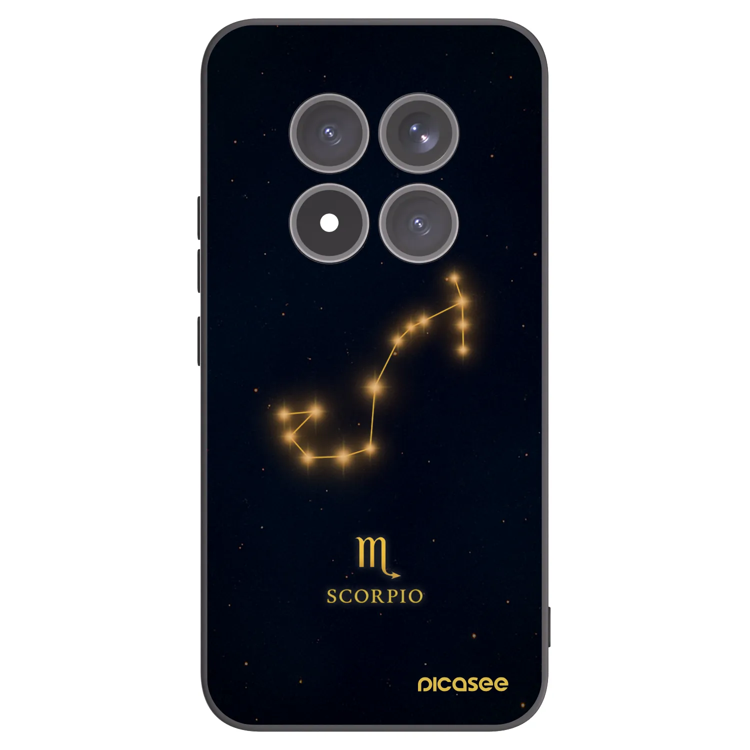 Picasee crna silikonska maskica za Xiaomi Redmi Note 15 Pro+ - SCORPIO