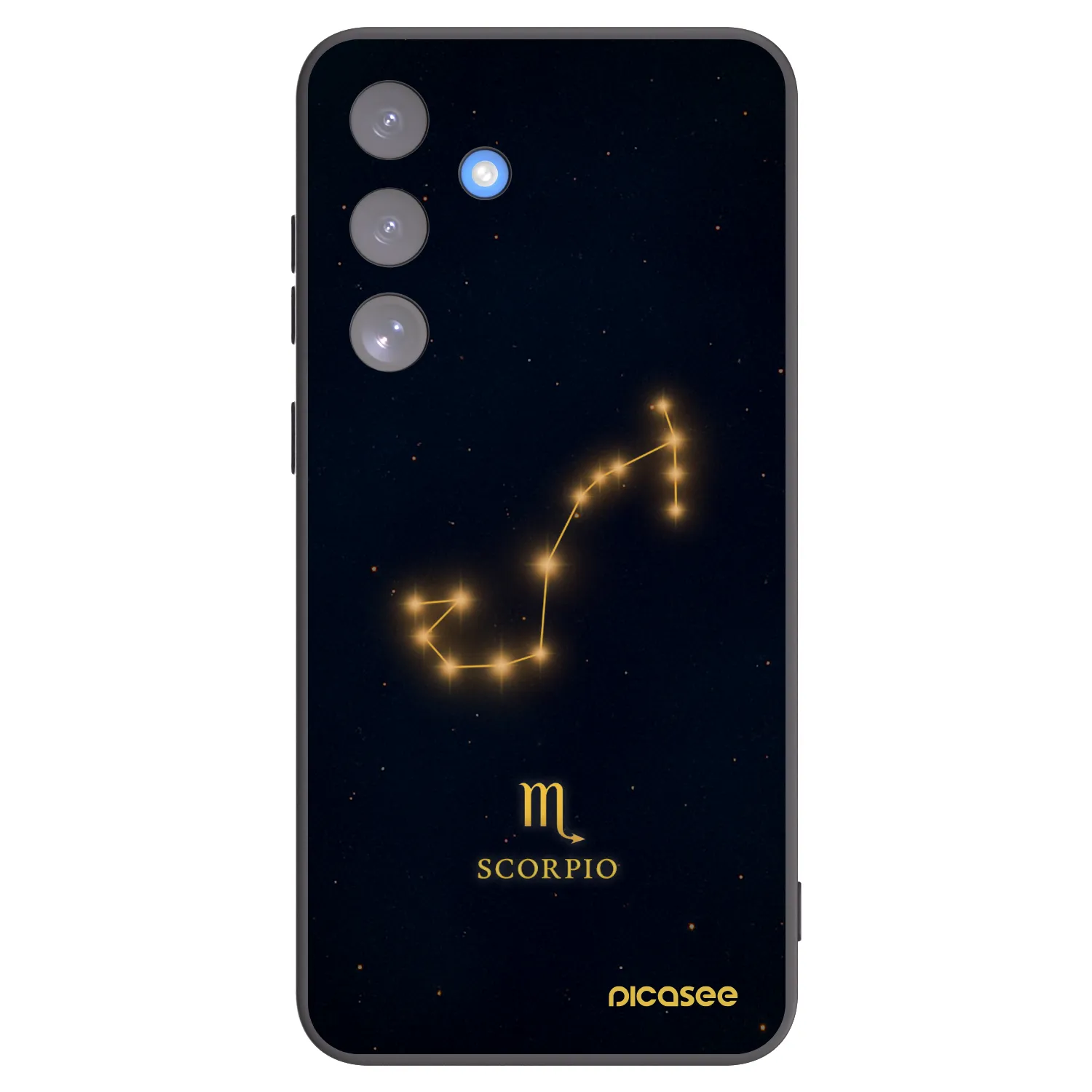 Picasee crna silikonska maskica za Samsung Galaxy S25 FE 5G - SCORPIO