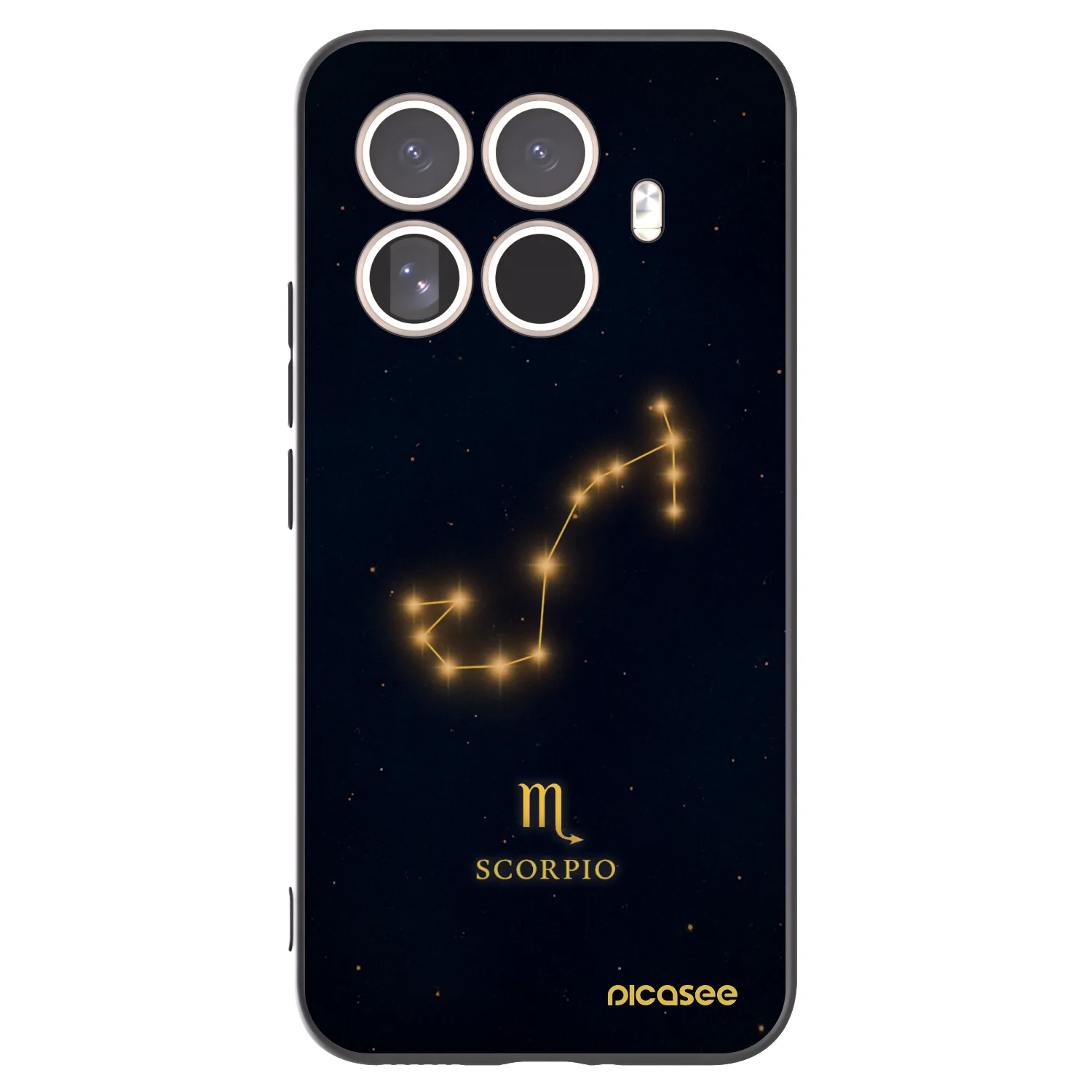 Picasee crna silikonska maskica za Xiaomi 15T Pro - SCORPIO