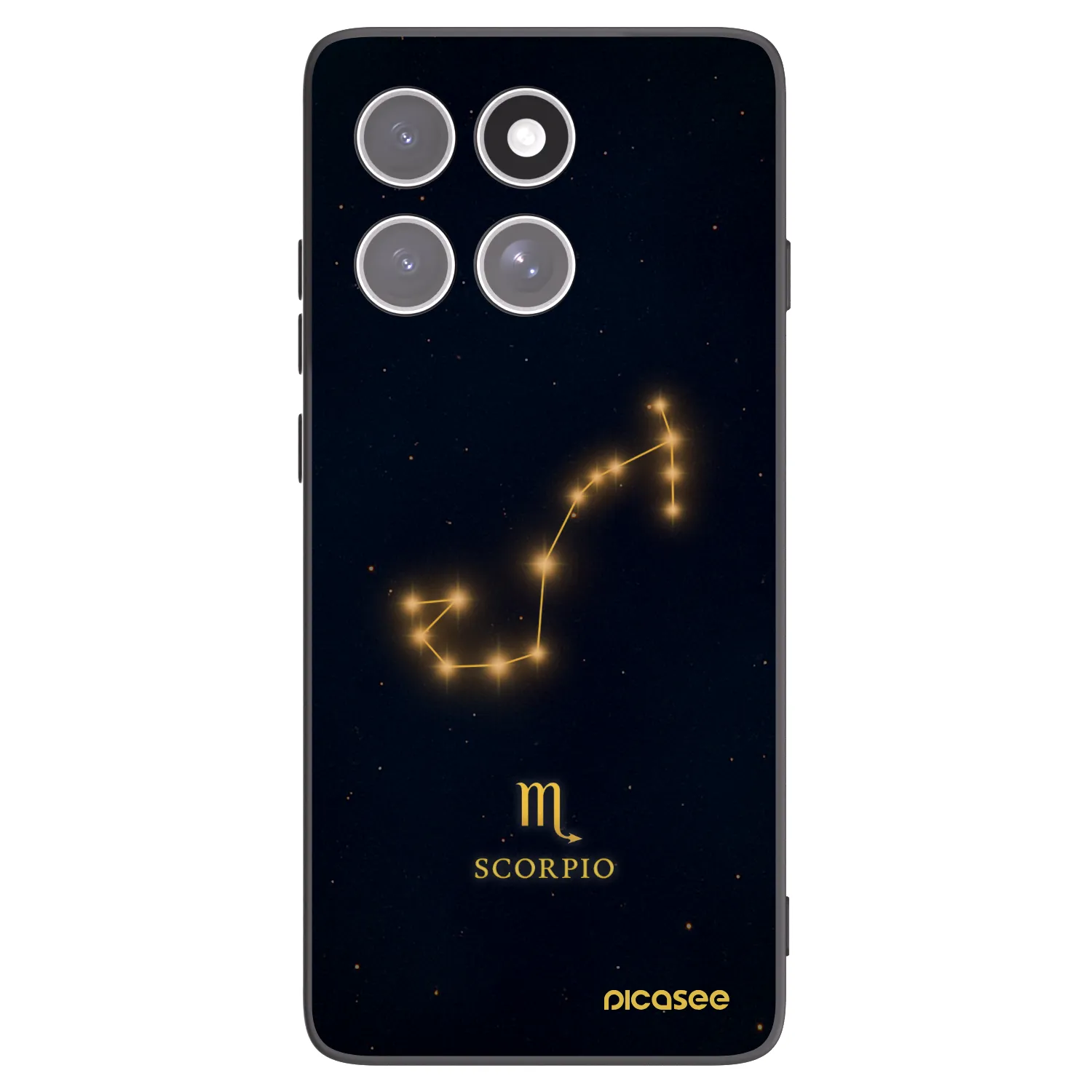 Picasee crna silikonska maskica za Motorola Edge 60 Fusion - SCORPIO