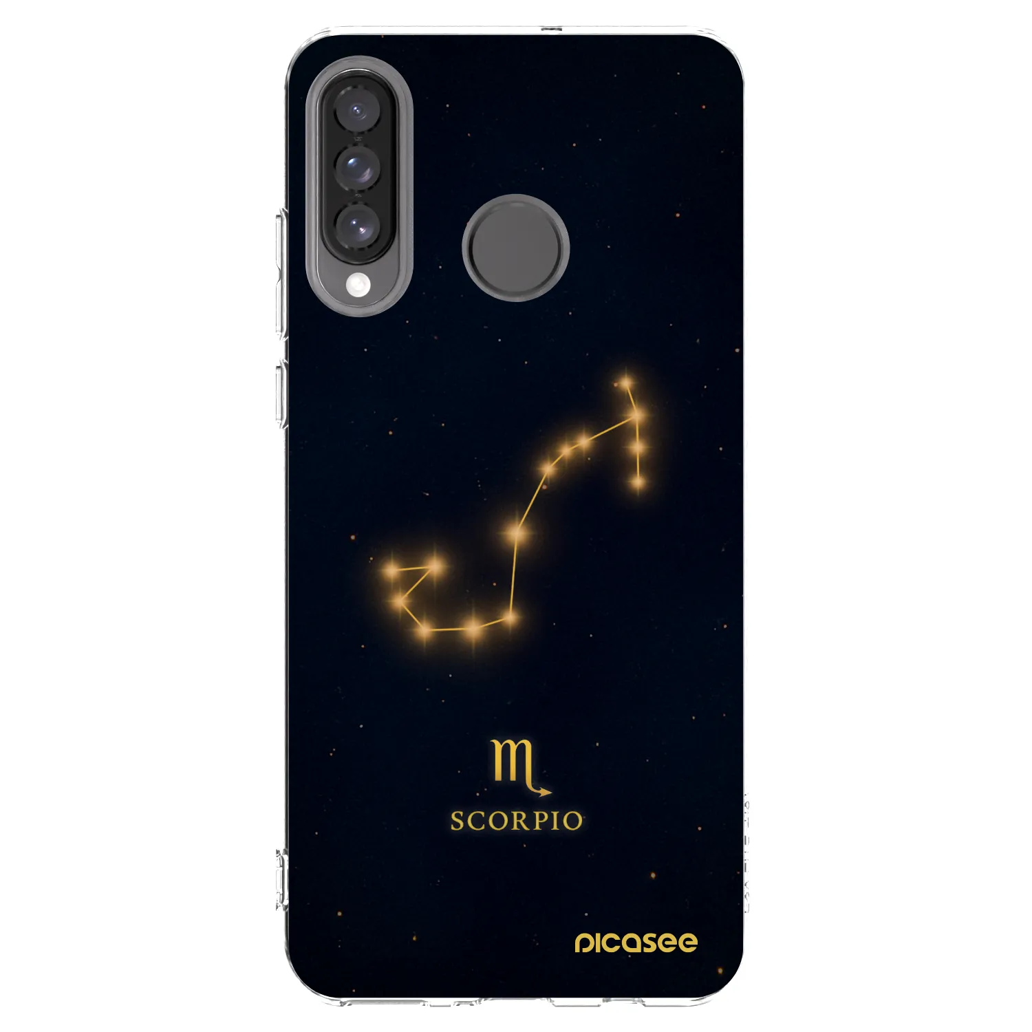 Picasee silikonska prozirna maskica za Huawei P30 Lite - SCORPIO