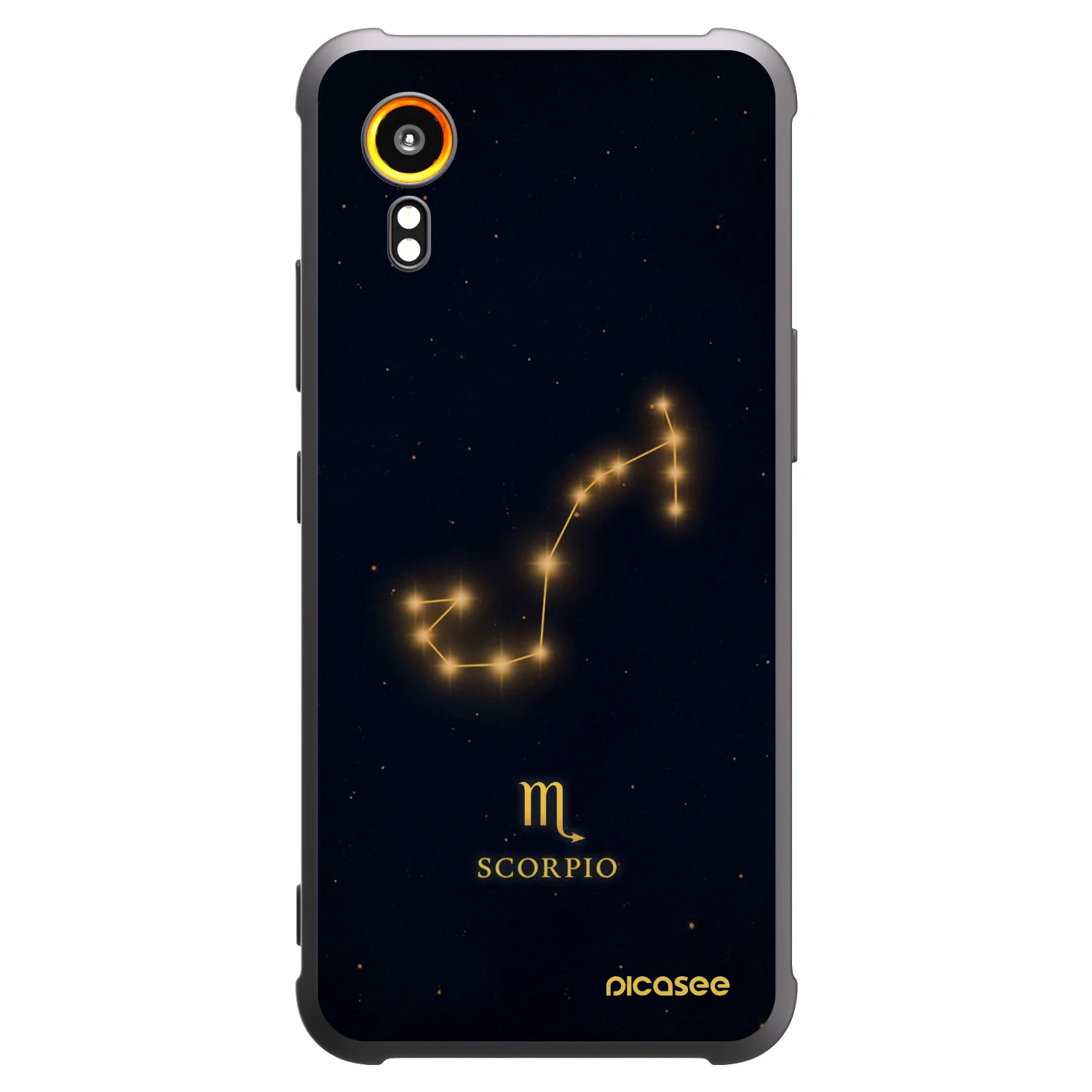 Picasee crna silikonska maskica za Samsung Galaxy Xcover 7 - SCORPIO