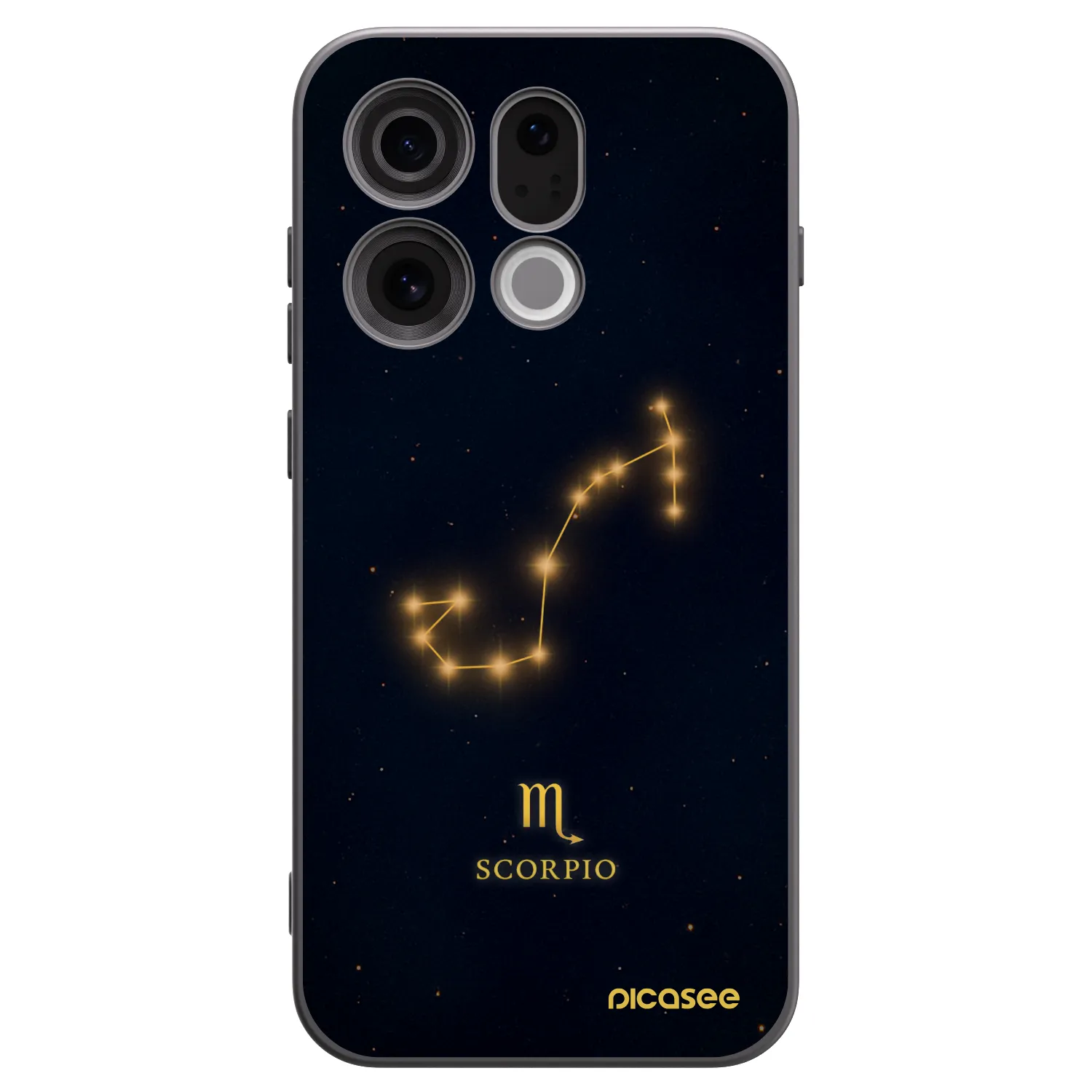 Picasee crna silikonska maskica za OPPO Find X9 - SCORPIO