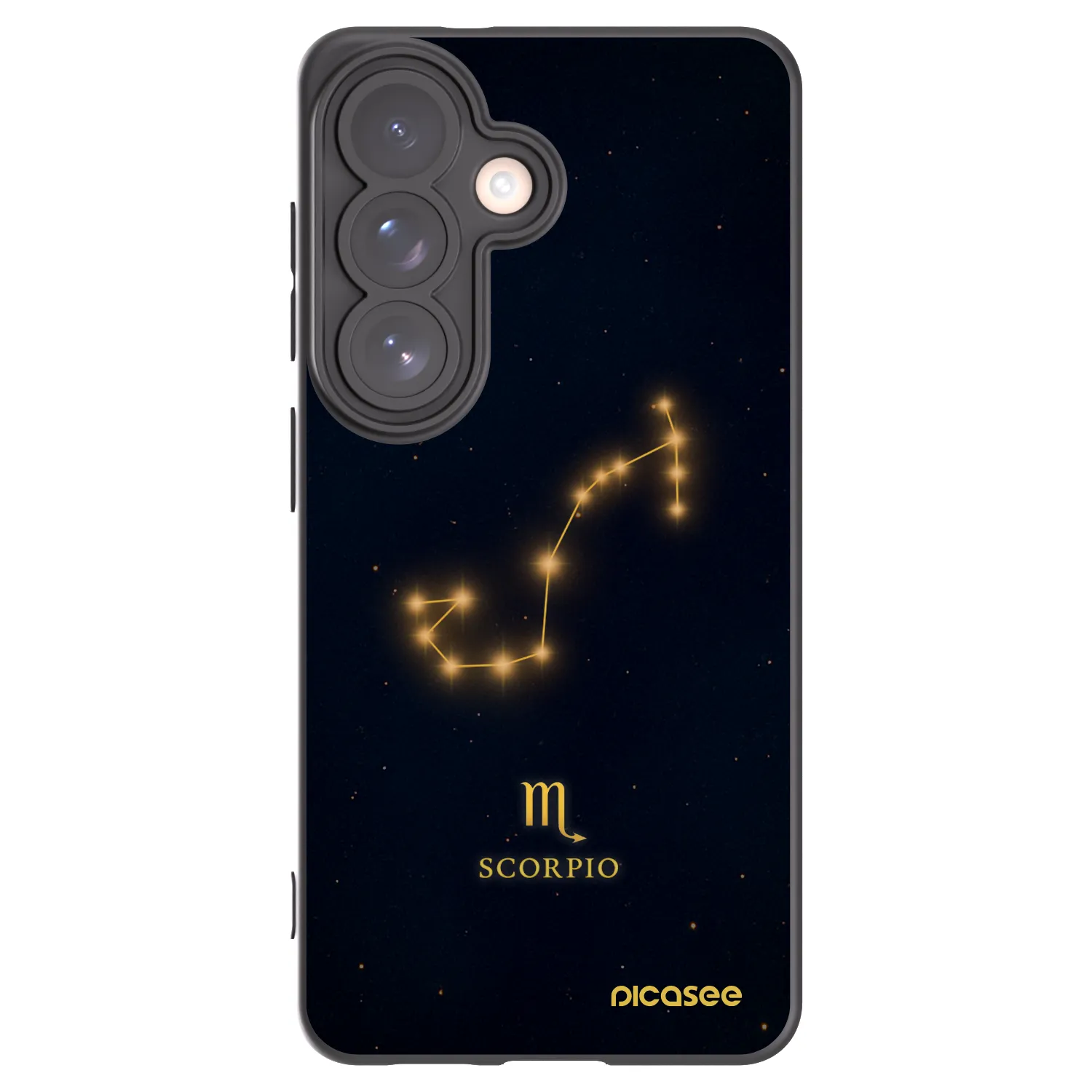 Picasee crna silikonska maskica za Samsung Galaxy S26 - SCORPIO