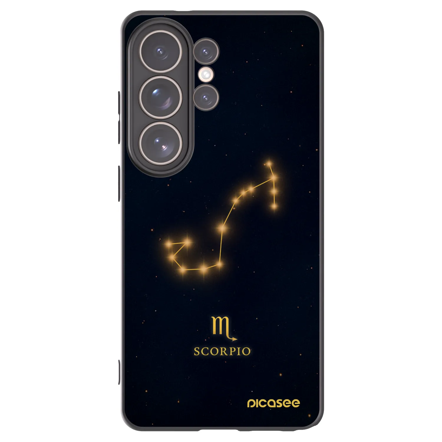 Picasee crna silikonska maskica za Samsung Galaxy S26 Ultra - SCORPIO