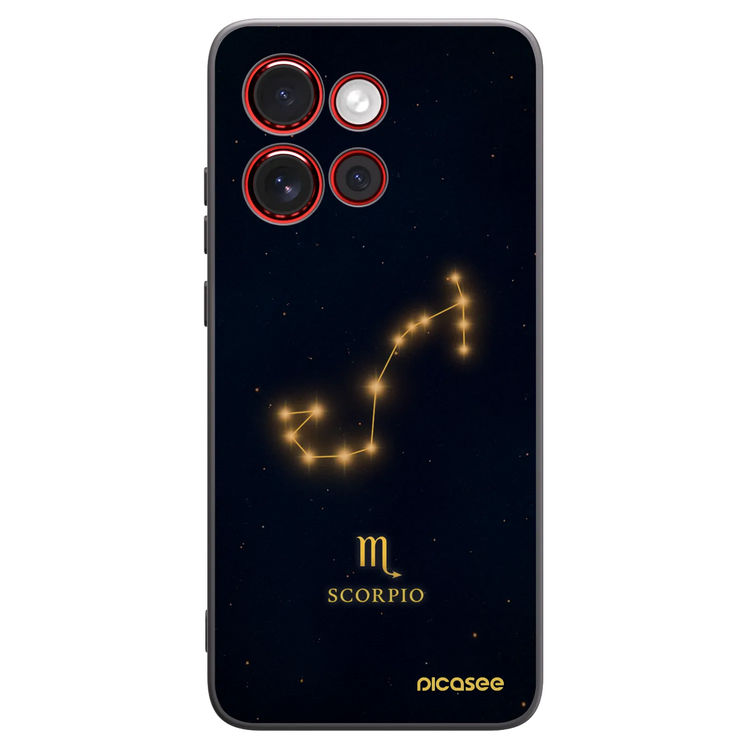 Picasee crna silikonska maskica za Motorola Edge 60 Neo 5G - SCORPIO