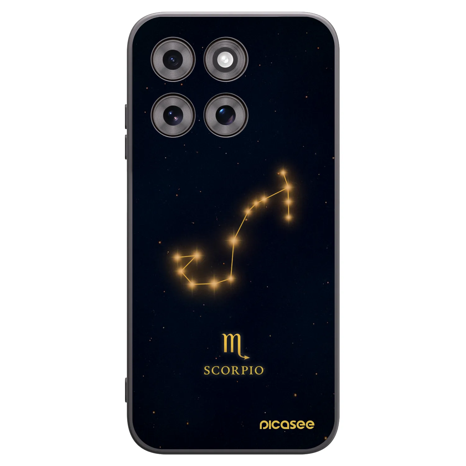 Picasee crna silikonska maskica za Motorola Moto G77 - SCORPIO
