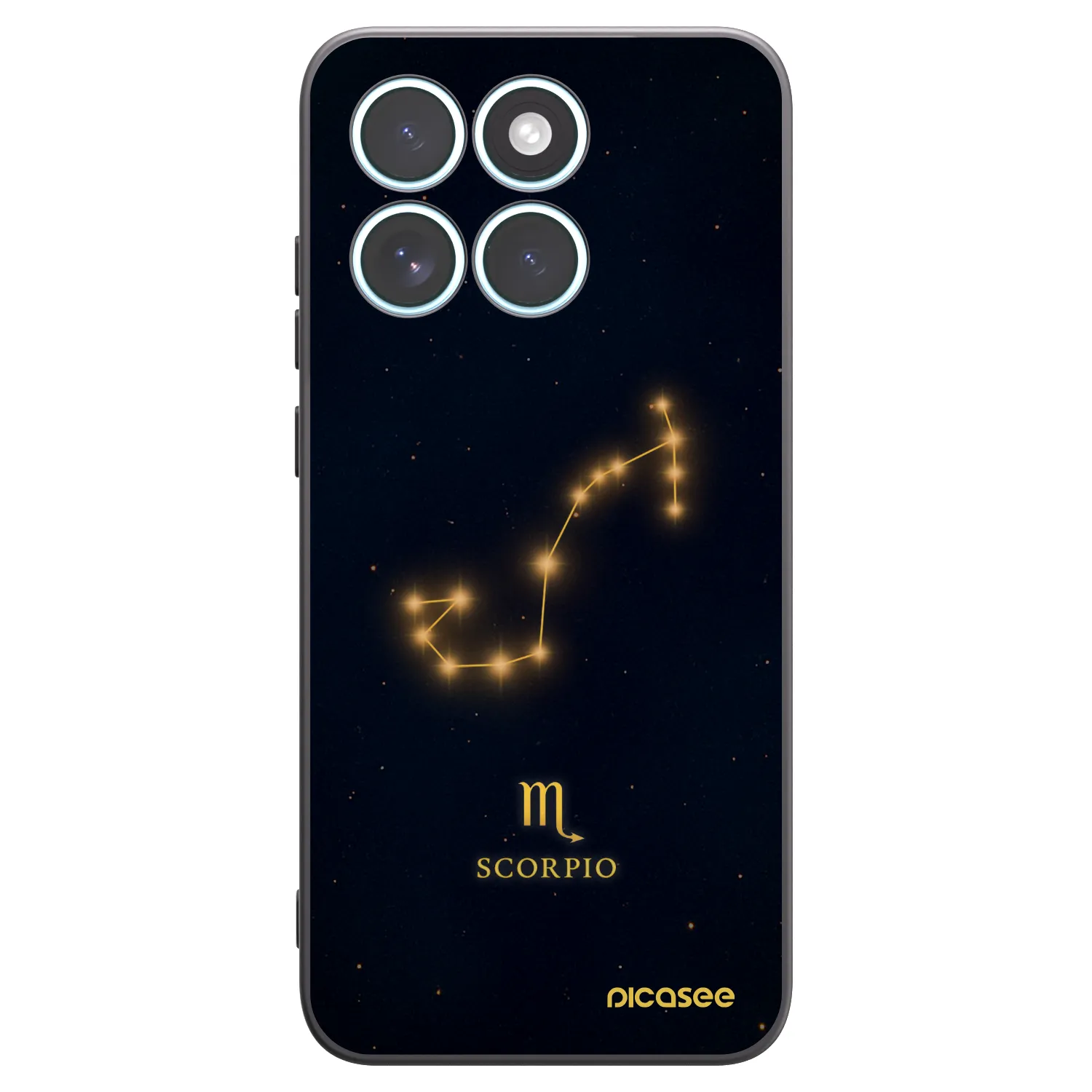 Picasee crna silikonska maskica za Motorola Edge 70 Fusion - SCORPIO